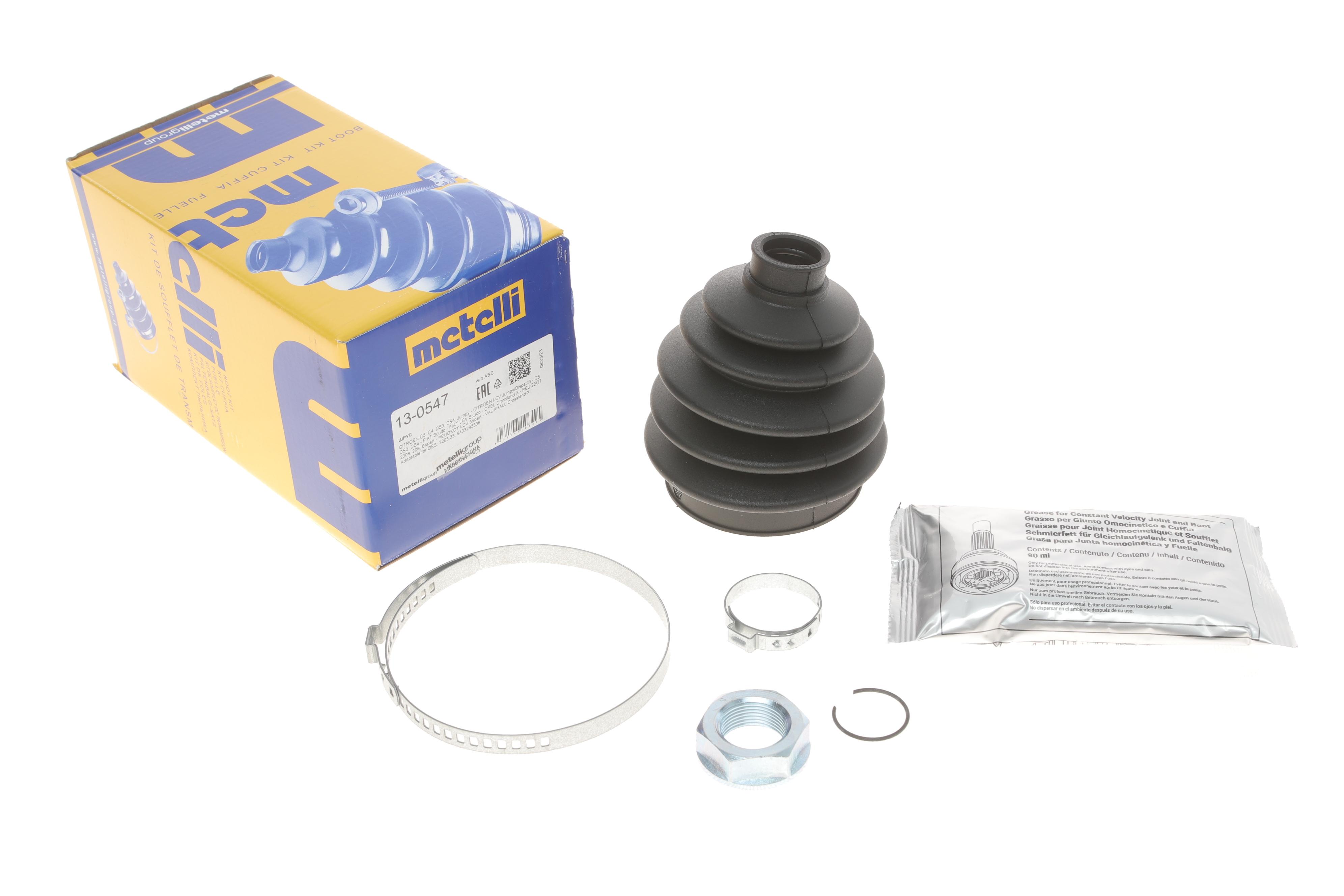 Пильник ШРКШ (зовнішній) Citroen C3/C4 14-/Jumpy/Fiat Scudo/Peugeot Expert 07- (25x78x130) (к-кт)