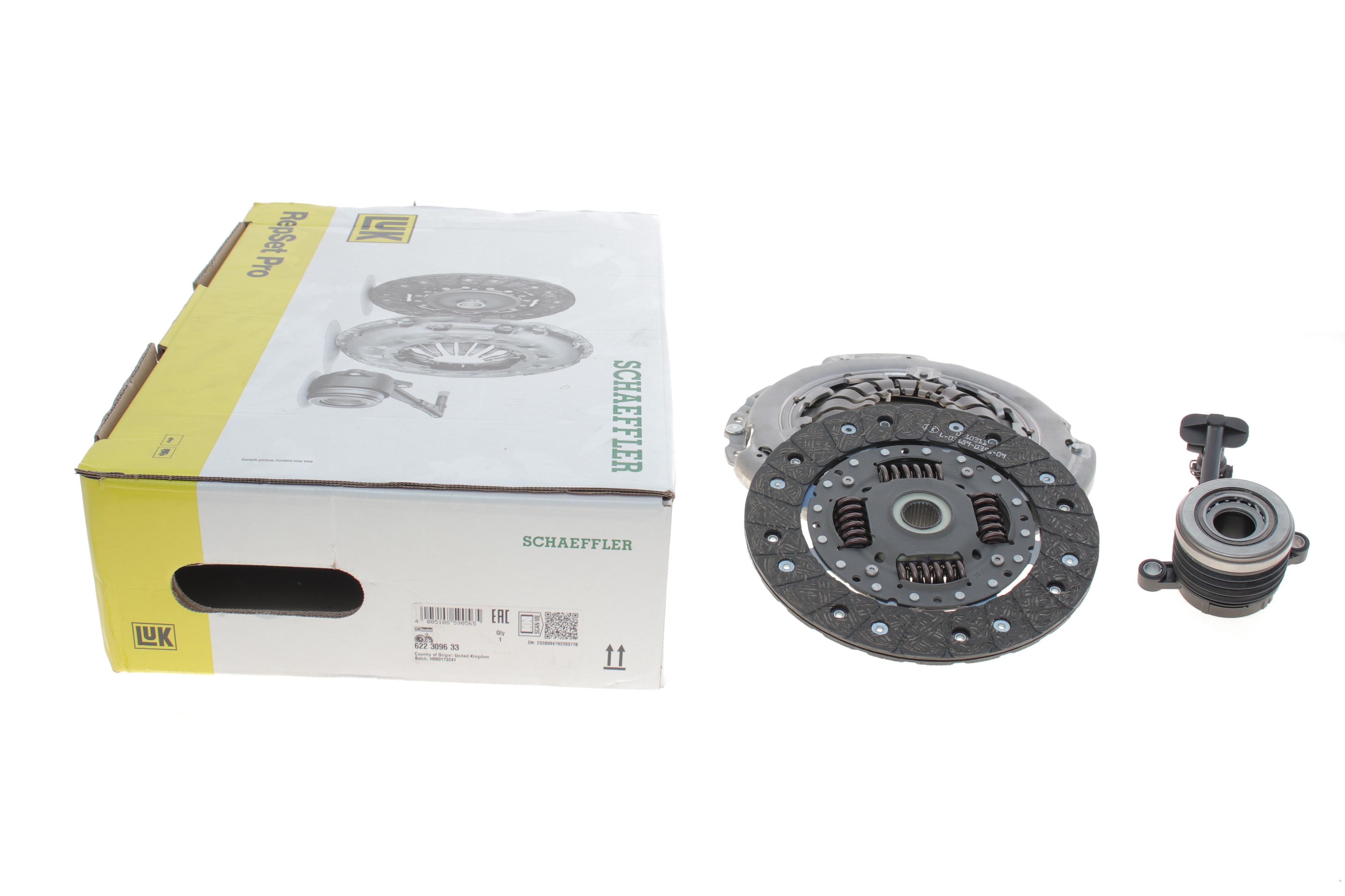 Комплект зчеплення Renault Kangoo 1.5dCi 08- (d=220mm) (+вижимний) 50/55/63/66kw