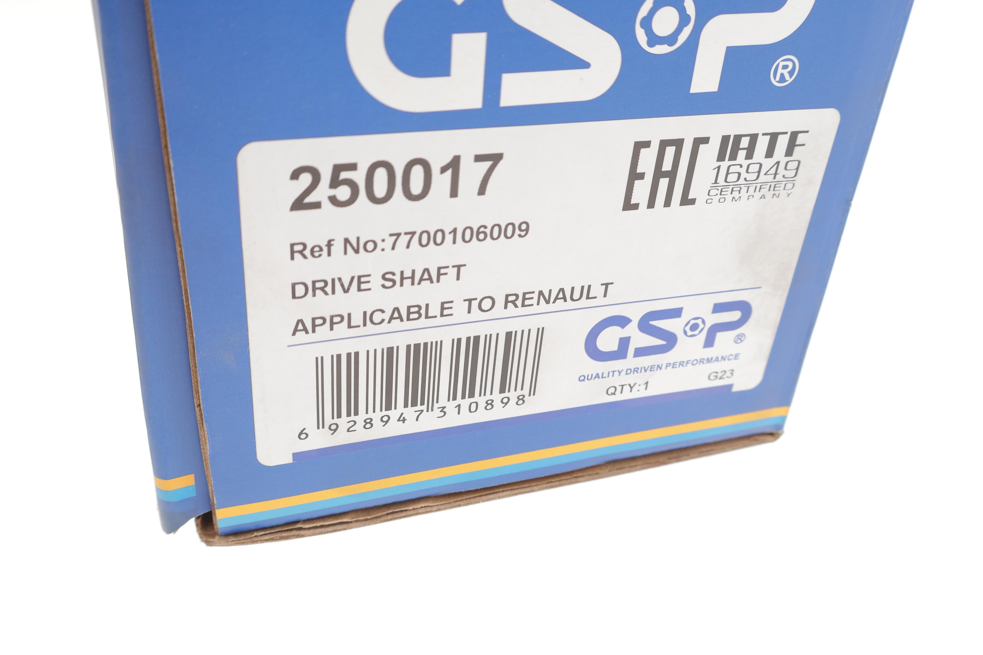 Піввісь Renault Kangoo 1.9D (R) (21x23x715)