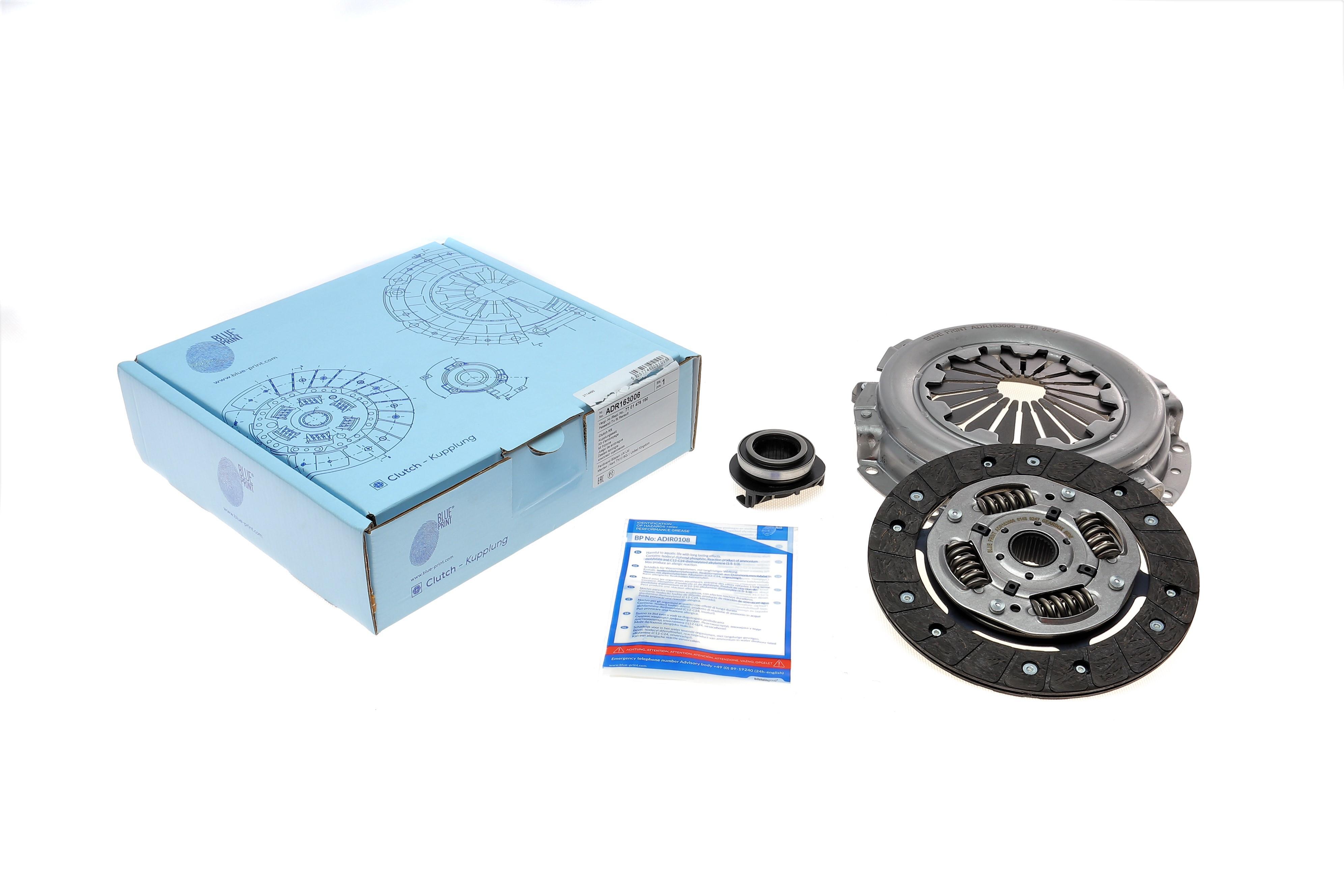 Комплект зчеплення Renault Kangoo 1.2-1.4 97-14 (d=182mm) (+вижимний)