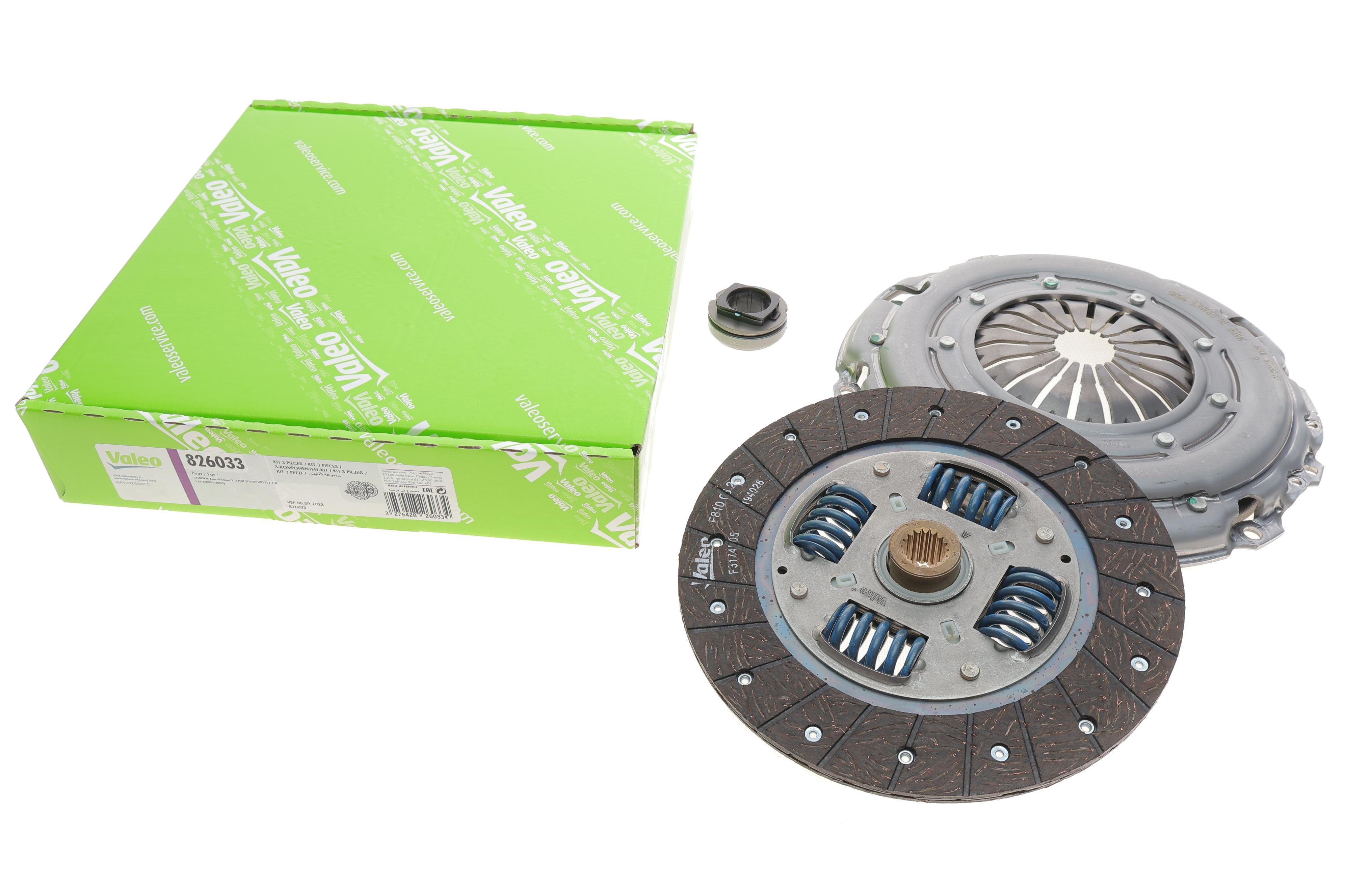 Комплект зчеплення Fiat Scudo/Ducato 2.0 JTD (d=230mm) z=18 (+вижимний) (ето замінено 826634)