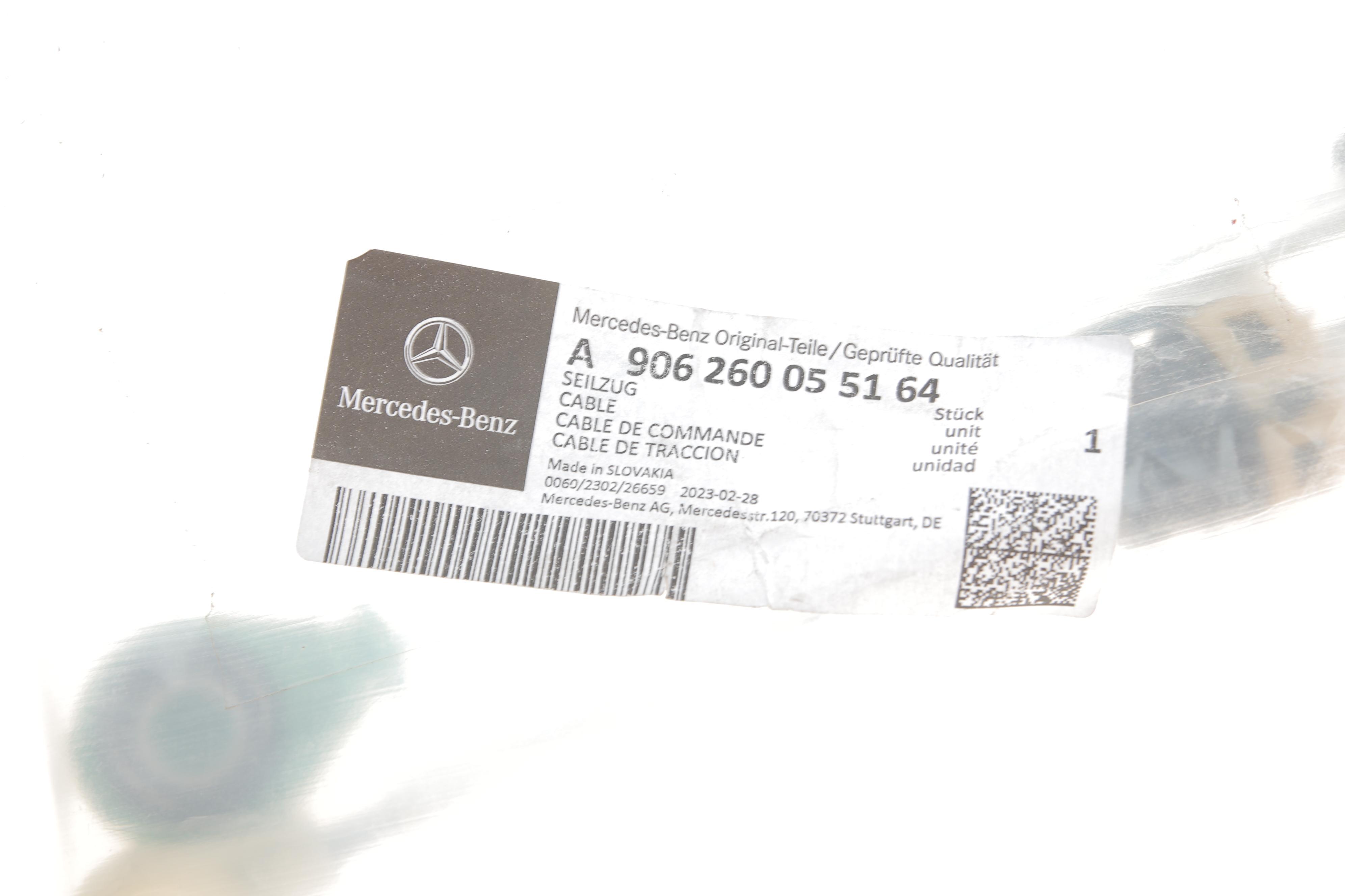 Трос куліси MB Sprinter 906 OM651 09- (= 9062600551) (мех. кп. 6-ступ. TSG360)