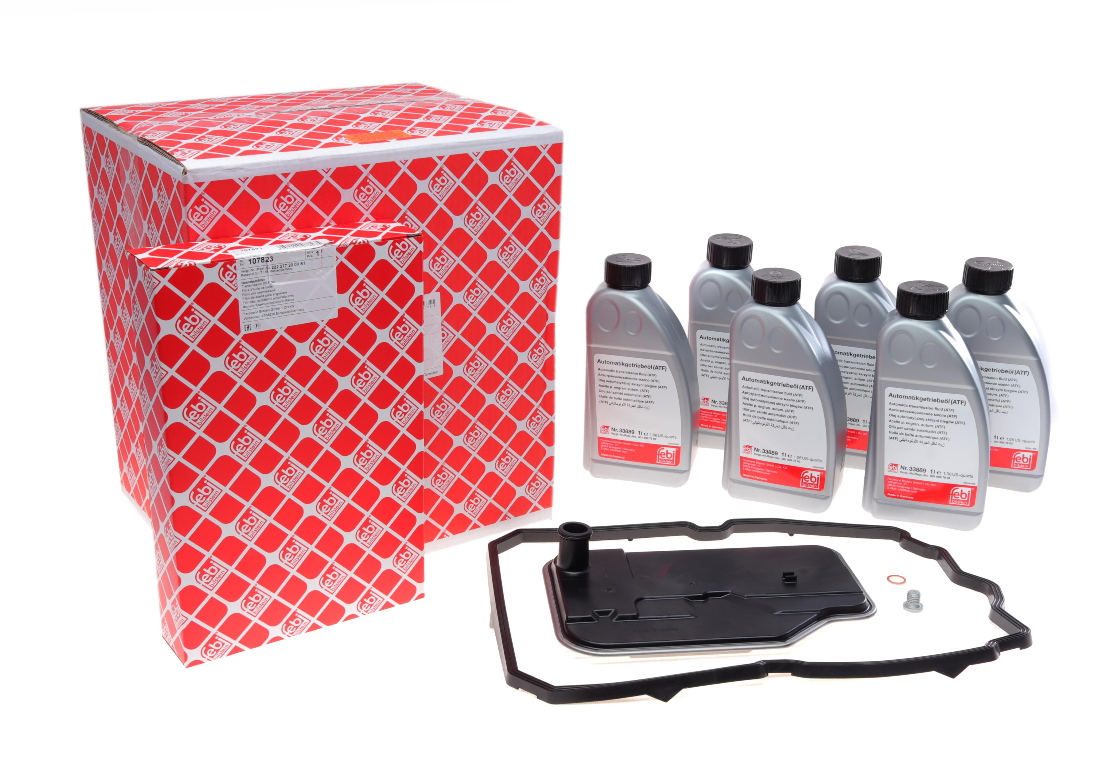 Комплект для заміни оливи АКПП MB C-class (W204)/E-class (W212) 07-/Sprinter 06- (+Олива ATF plus 7)