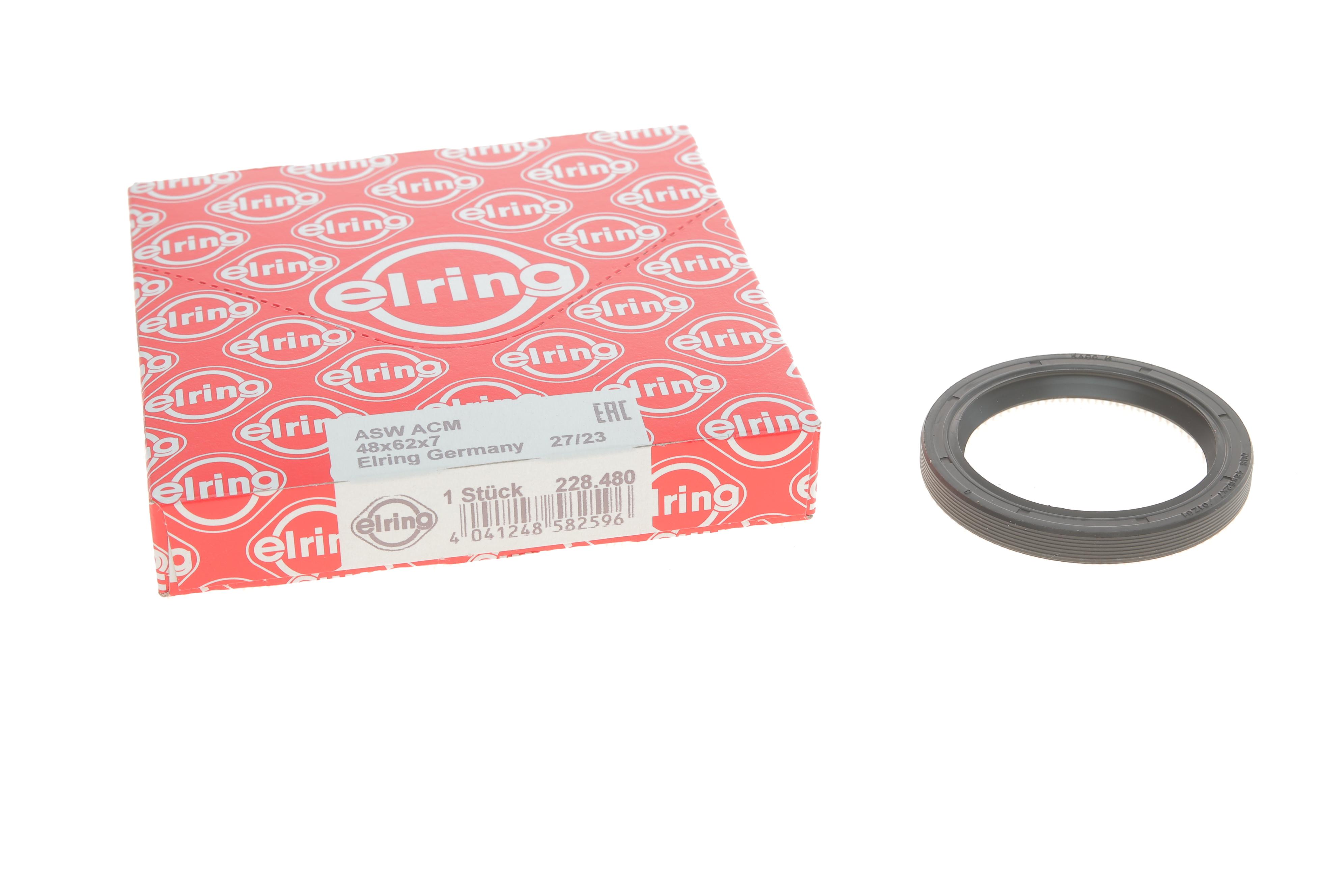 Сальник вала первинного КПП VW Caddy 03-/півосі 04- (L для 1.9TDI) (48x62x7)