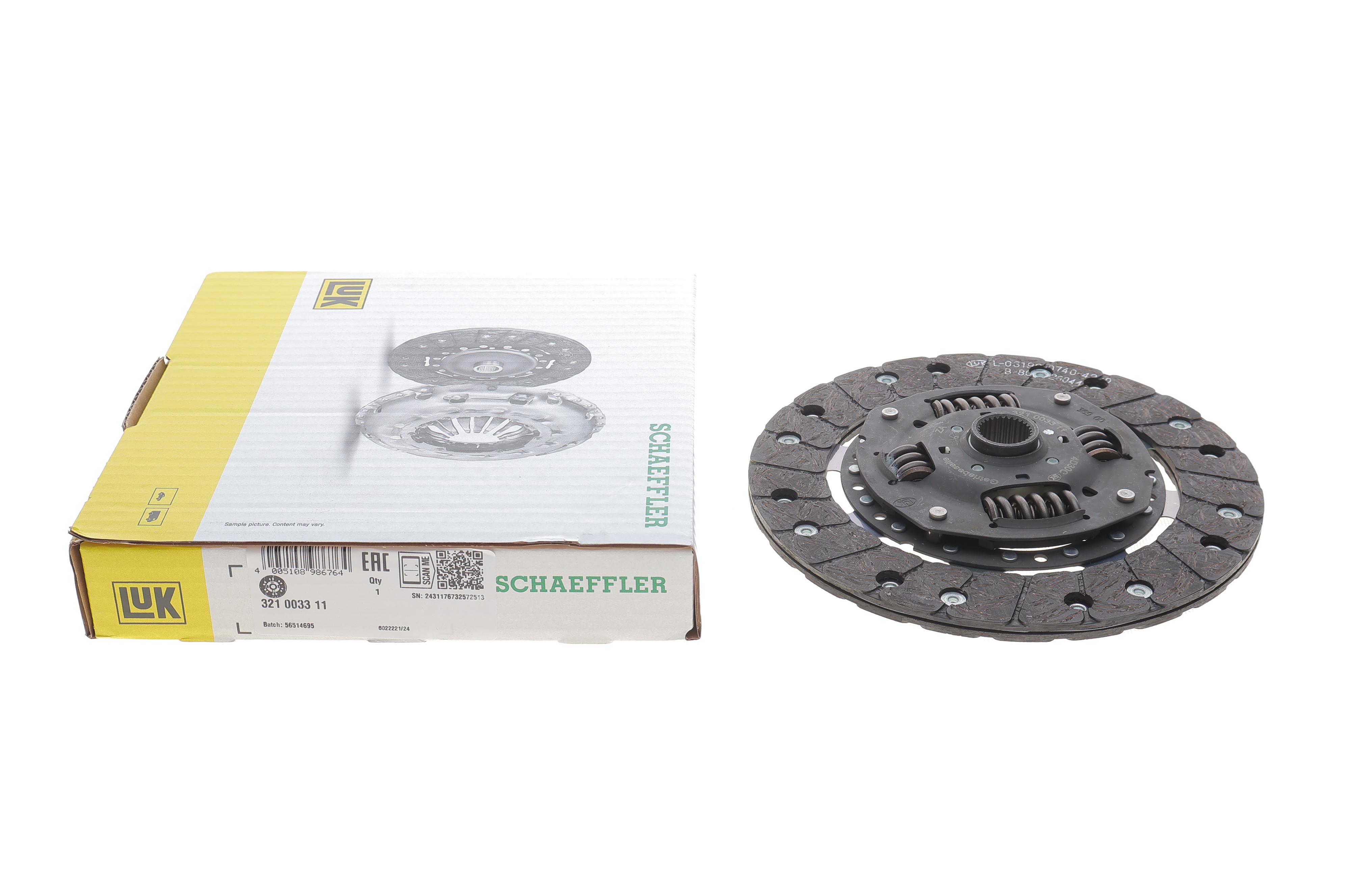 Диск зчеплення VW Caddy II 1.9SDI 95-04/Golf II-IV 1.3-2.0 86-02 (d=210mm)