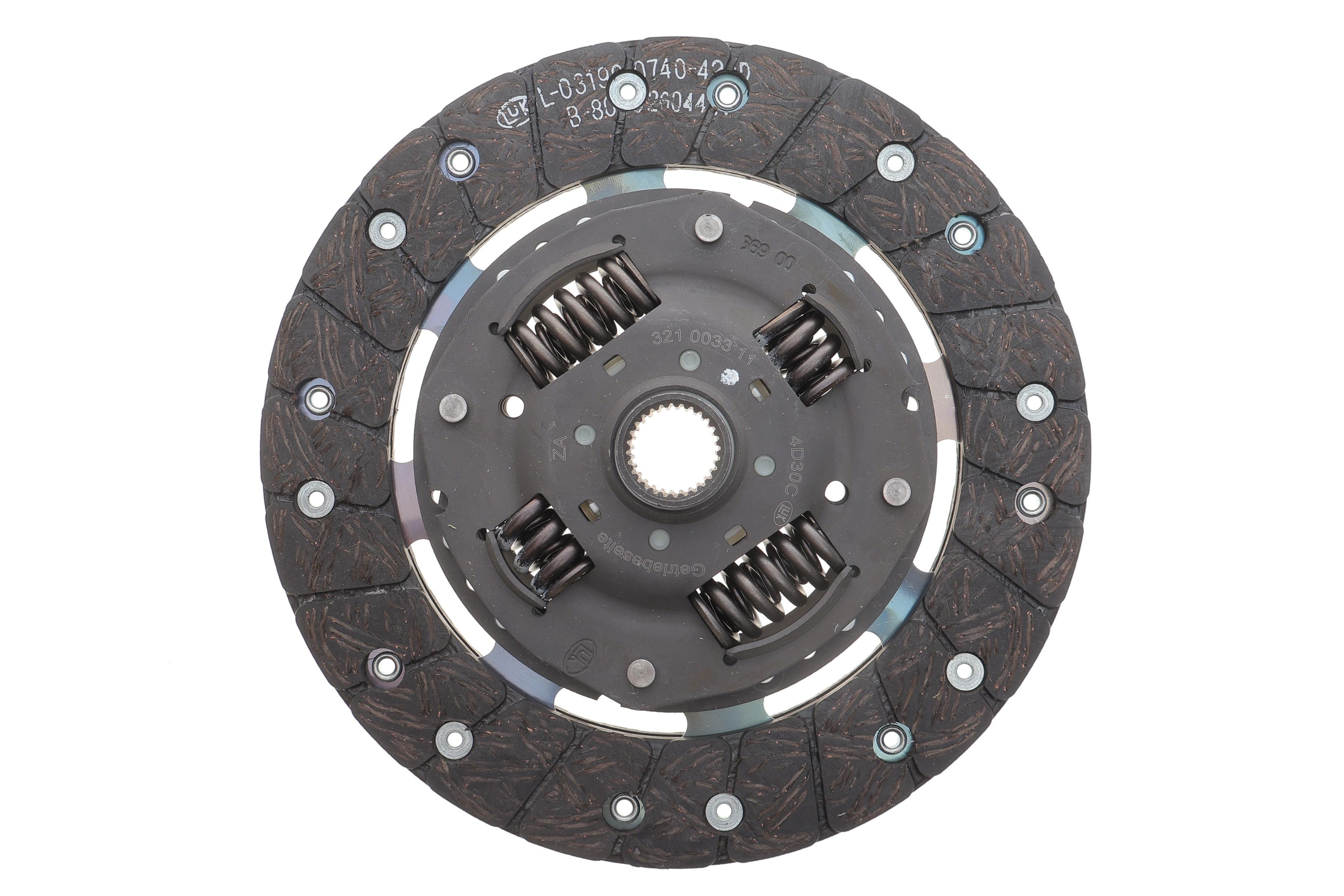 Диск зчеплення VW Caddy II 1.9SDI 95-04/Golf II-IV 1.3-2.0 86-02 (d=210mm)