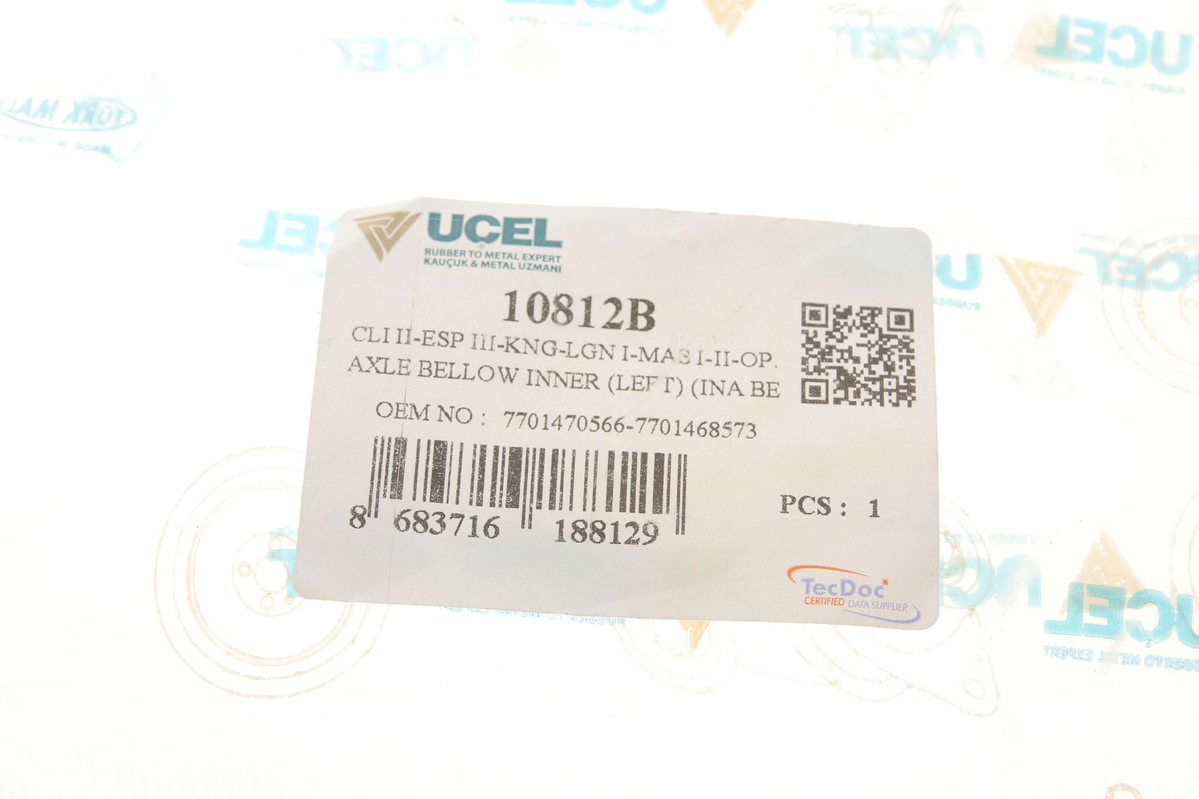 Пильник ШРКШ (внутрішній) Renault Trafic/Master (L) (з підшипником)