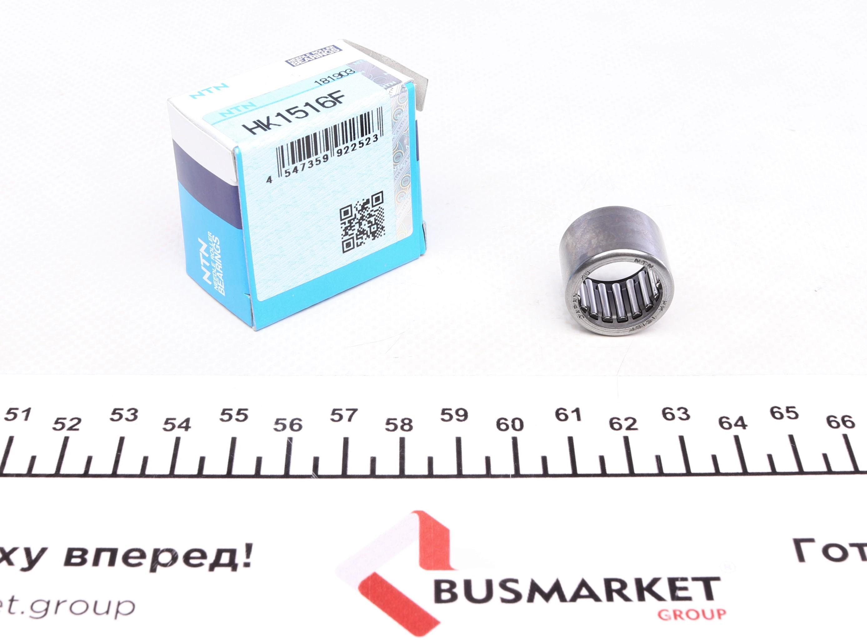 Підшипник КПП Renault Trafic/Master (15x21x16) (гольчастий)