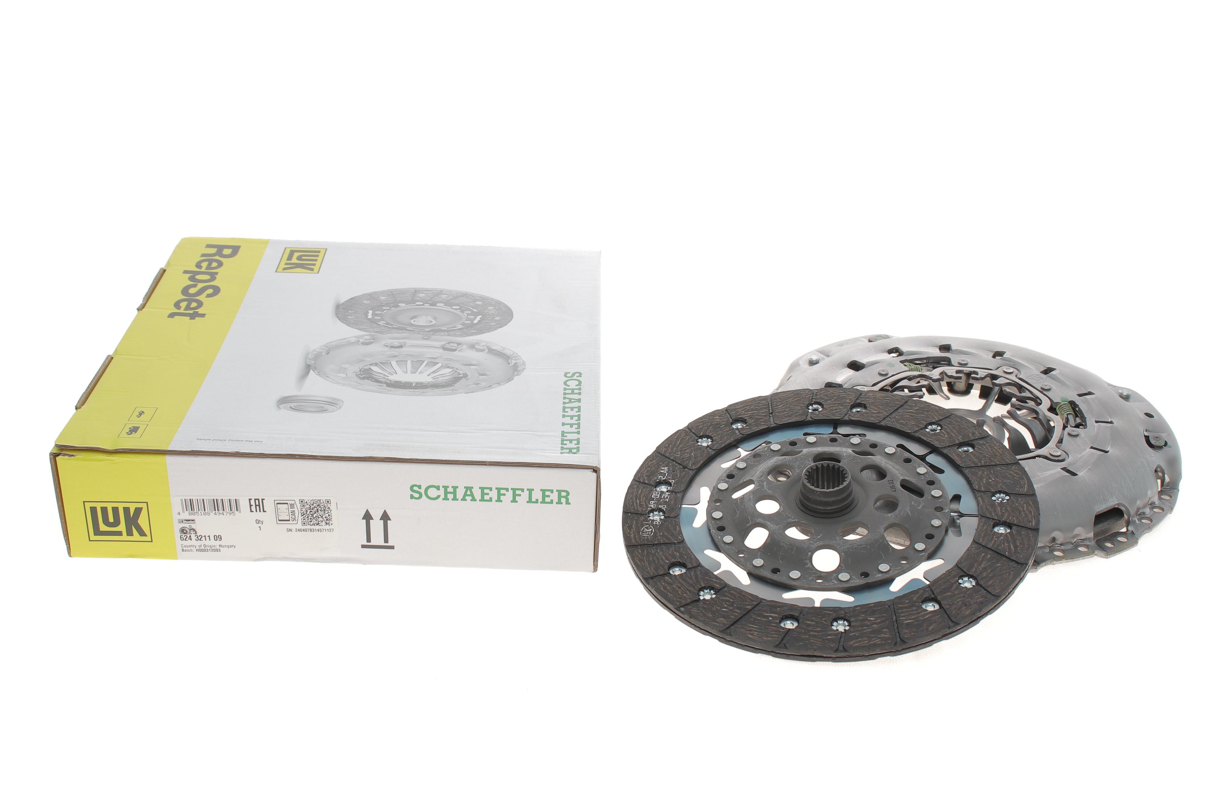 Комплект зчеплення Renault Megane II/III/Scenic II/III 1.9dCi 02- (d=240mm)