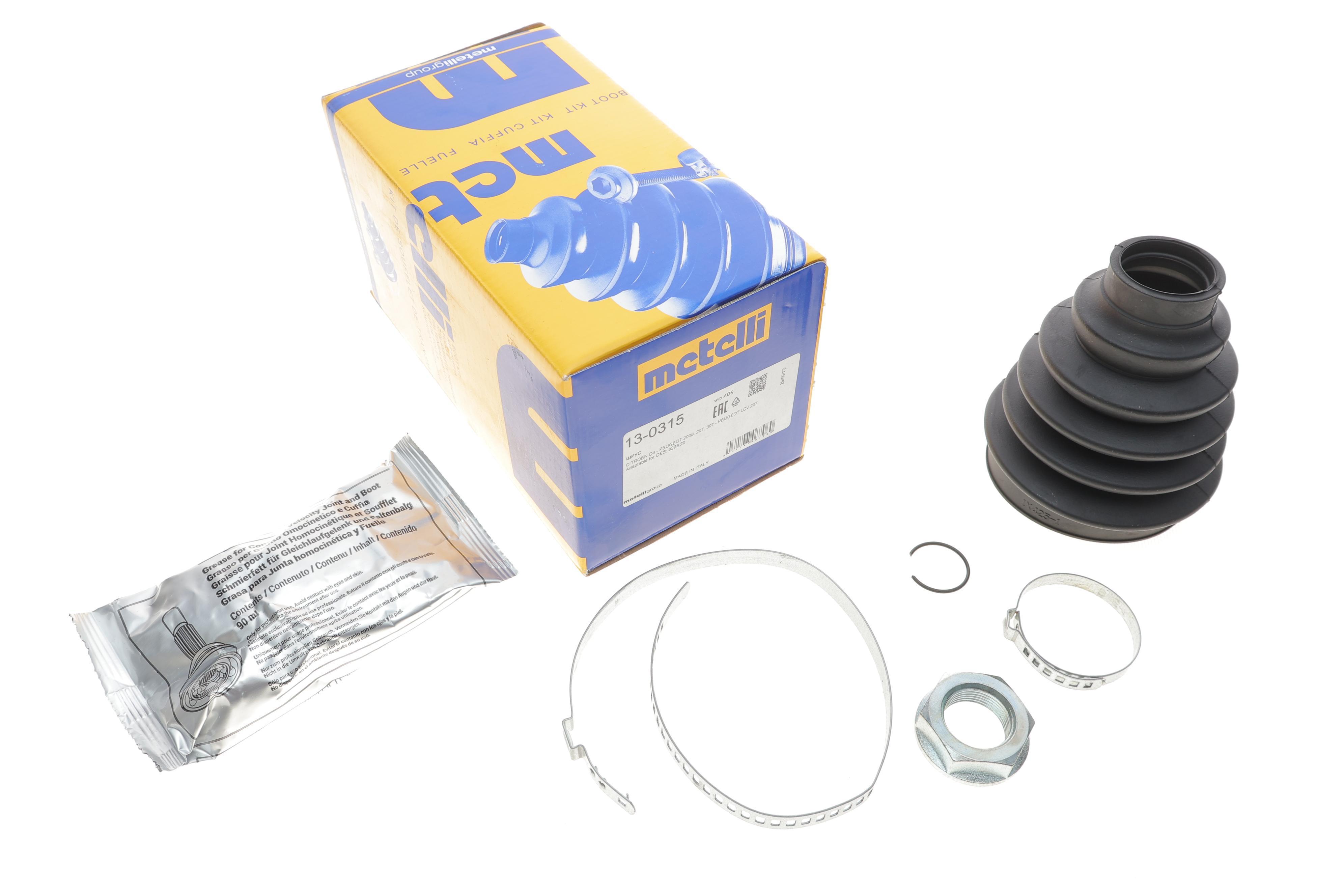 Пильник ШРКШ (зовнішній) Citroen C3 09-/C4 04-11/Peugeot 206 00-/207 06-15/307 00- (31x75x115)(к-кт)