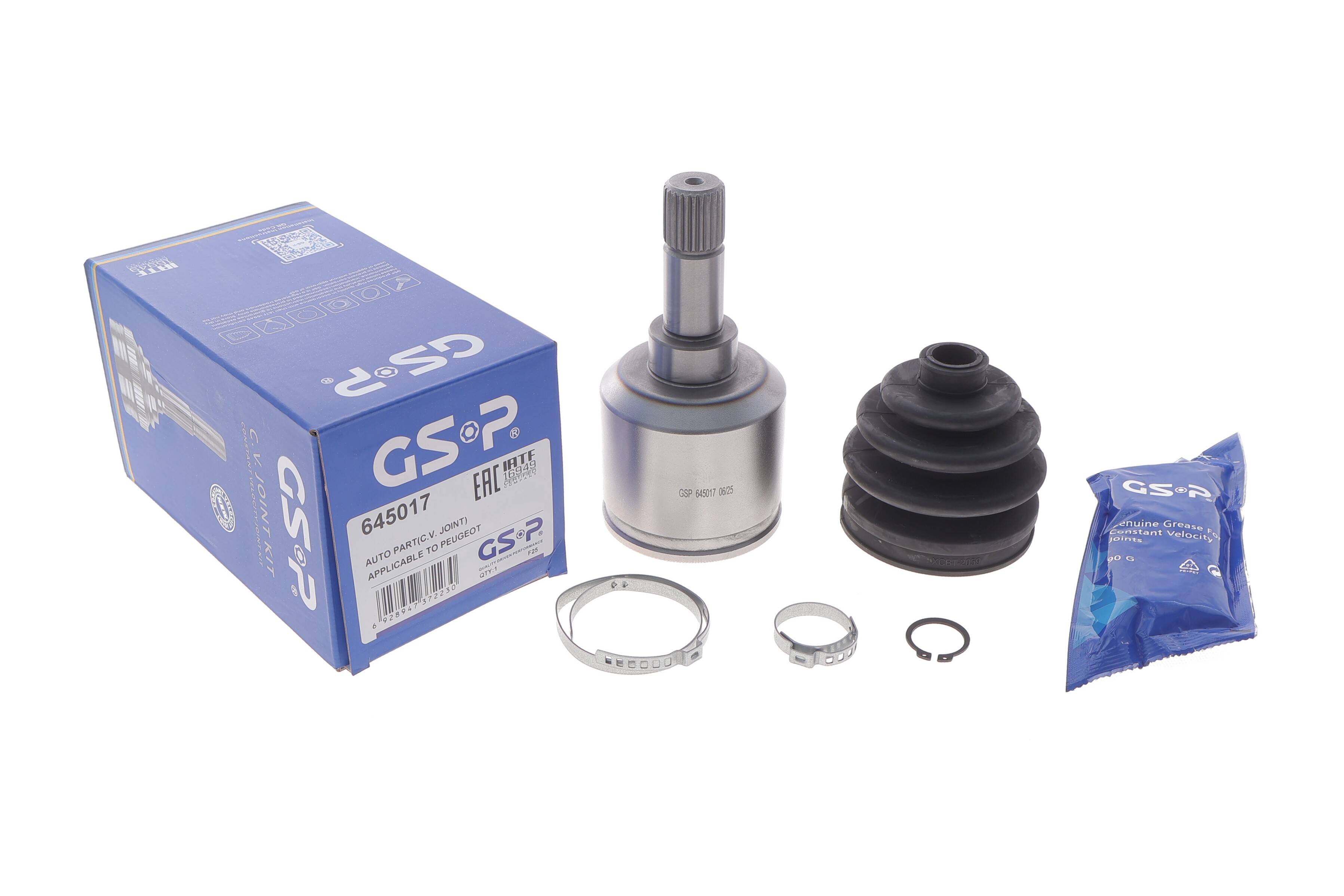 ШРКШ (внутрішній) Citroen Berlingo/Peugeot Partner 1.9D 96-15 (L) (24x34x168)