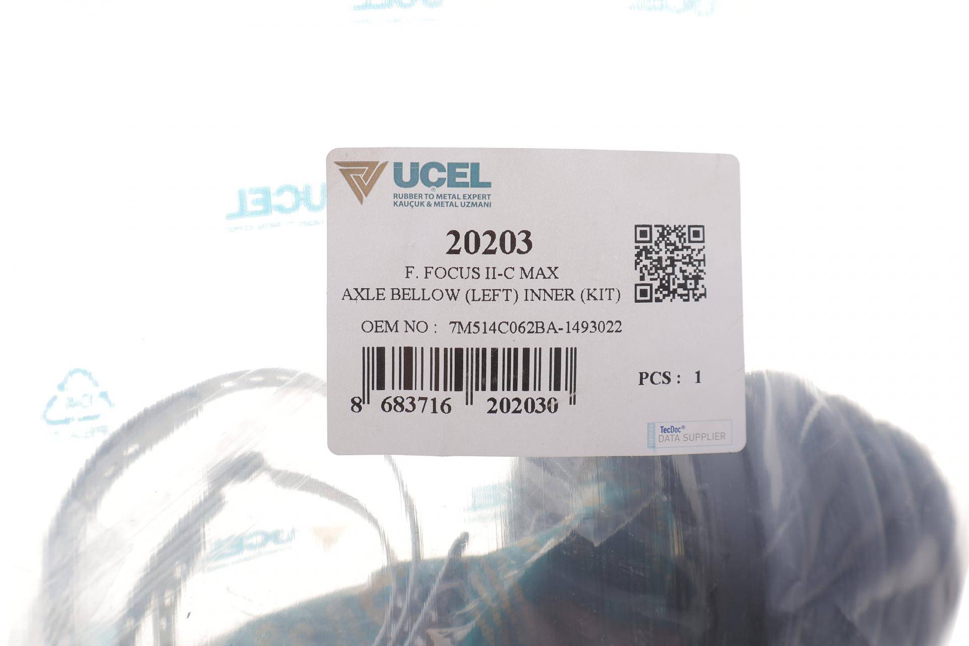 Пильник ШРКШ (зовнішній) Ford C-Max I/Focus II 03-12 (21x85x103) (гумовий)