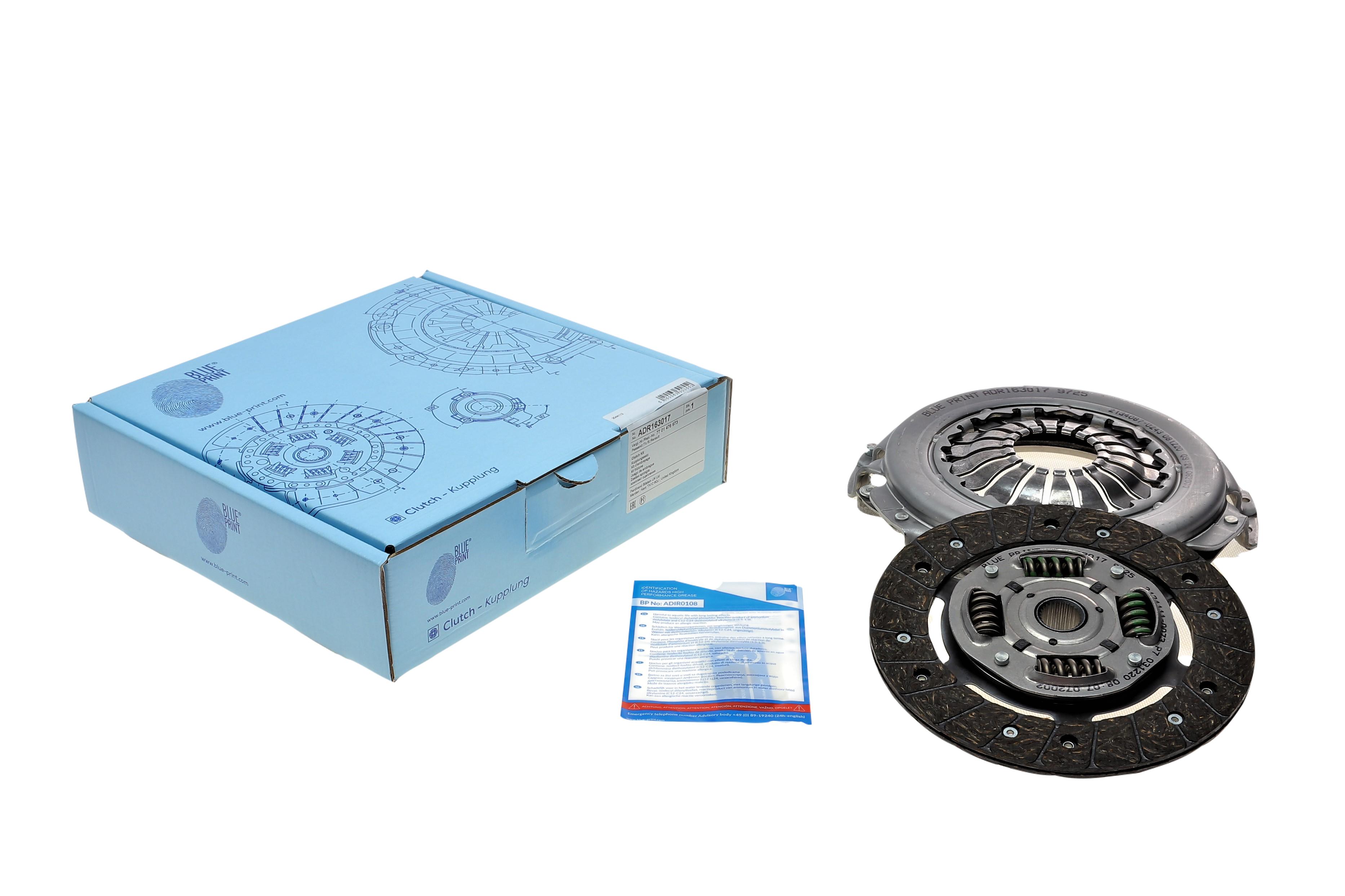 Комплект зчеплення Dacia Dokker 12-/Renault Kangoo 1.6 16V 08- (d=202mm)