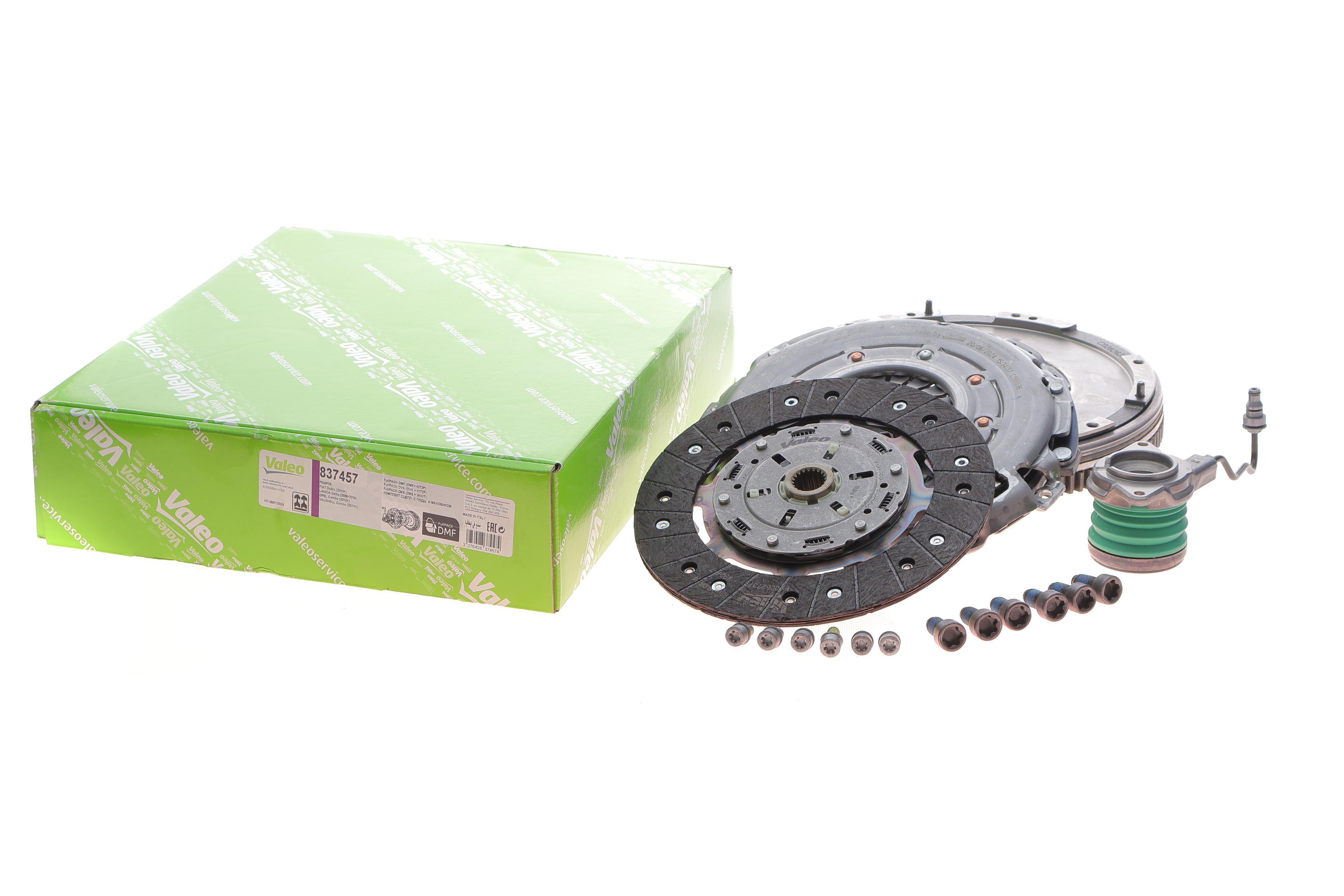 Демпфер + комплект зчеплення Fiat Doblo 1.6D/Opel Combo 1.6 CDTI 10- (+вижимний)