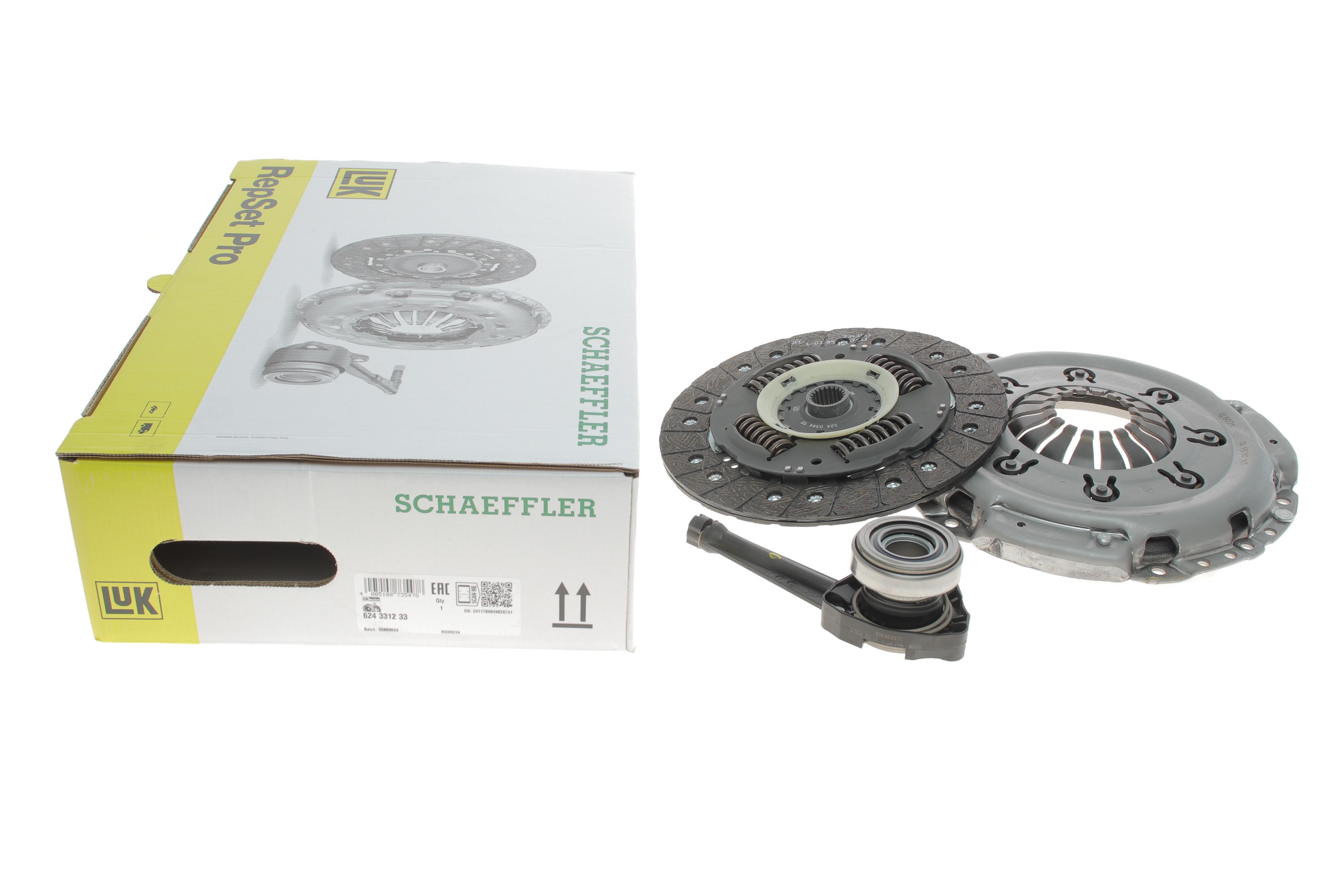 Комплект зчеплення Renault Master II/Trafic II 1.9 dCi 01-, 59/60/74kw, F9Q 760/762/772/774