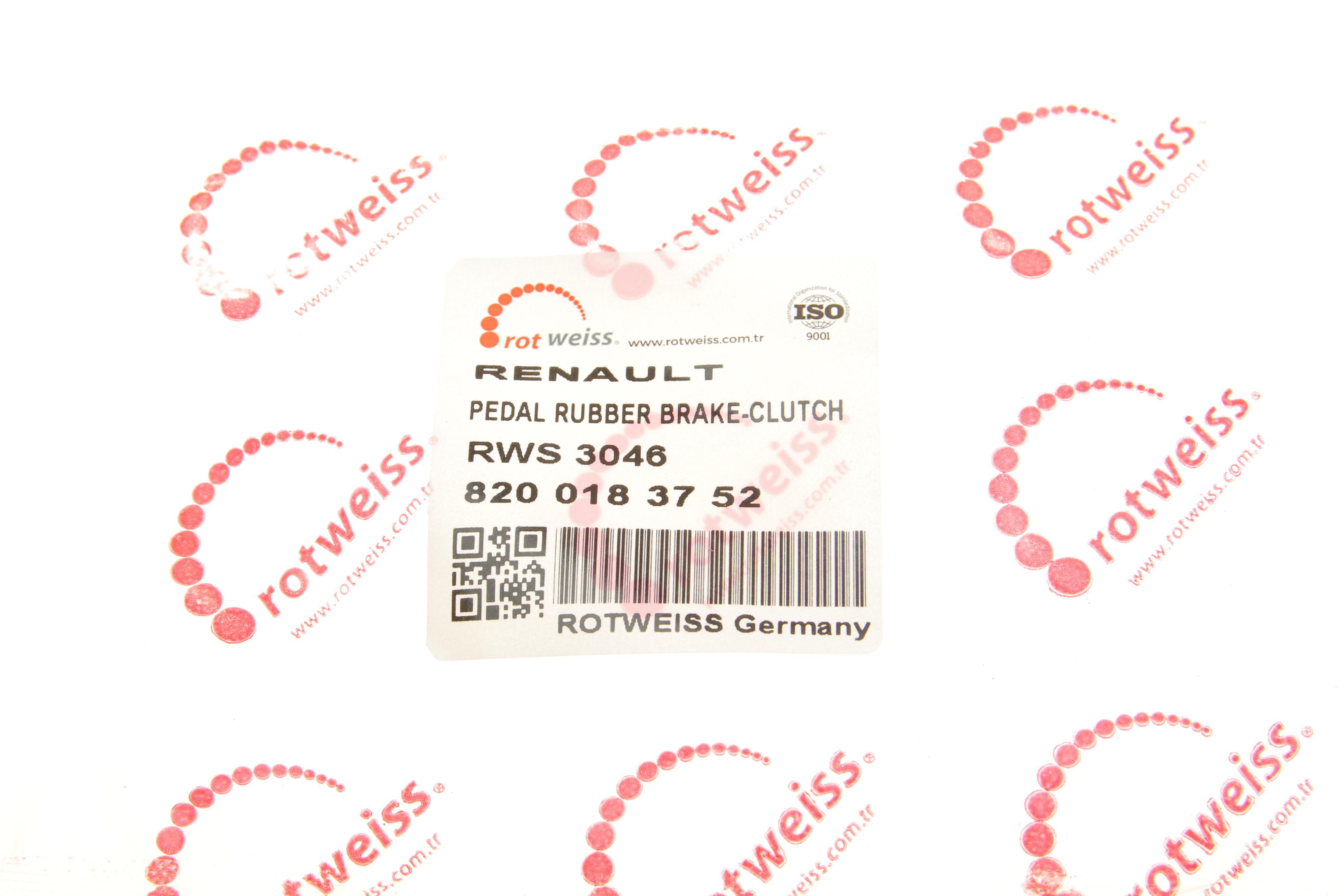 Накладка педалі гальма/зчеплення Renault Trafic/Opel Vivaro 01-