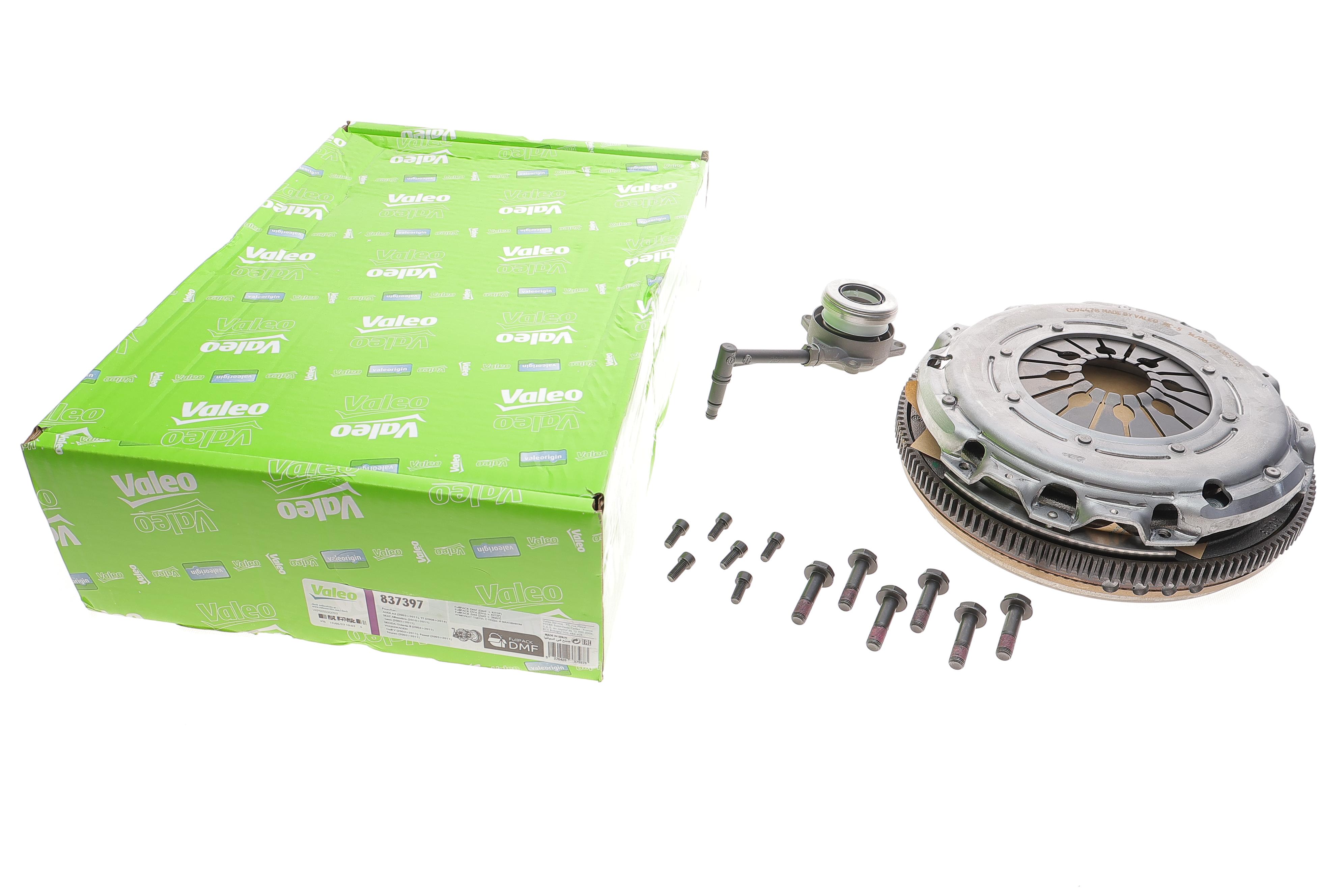 Демпфер + комплект зчеплення VW Caddy III 1.9TDI/2.0TDI 07- 62/77/81/103kw (+вижимний)