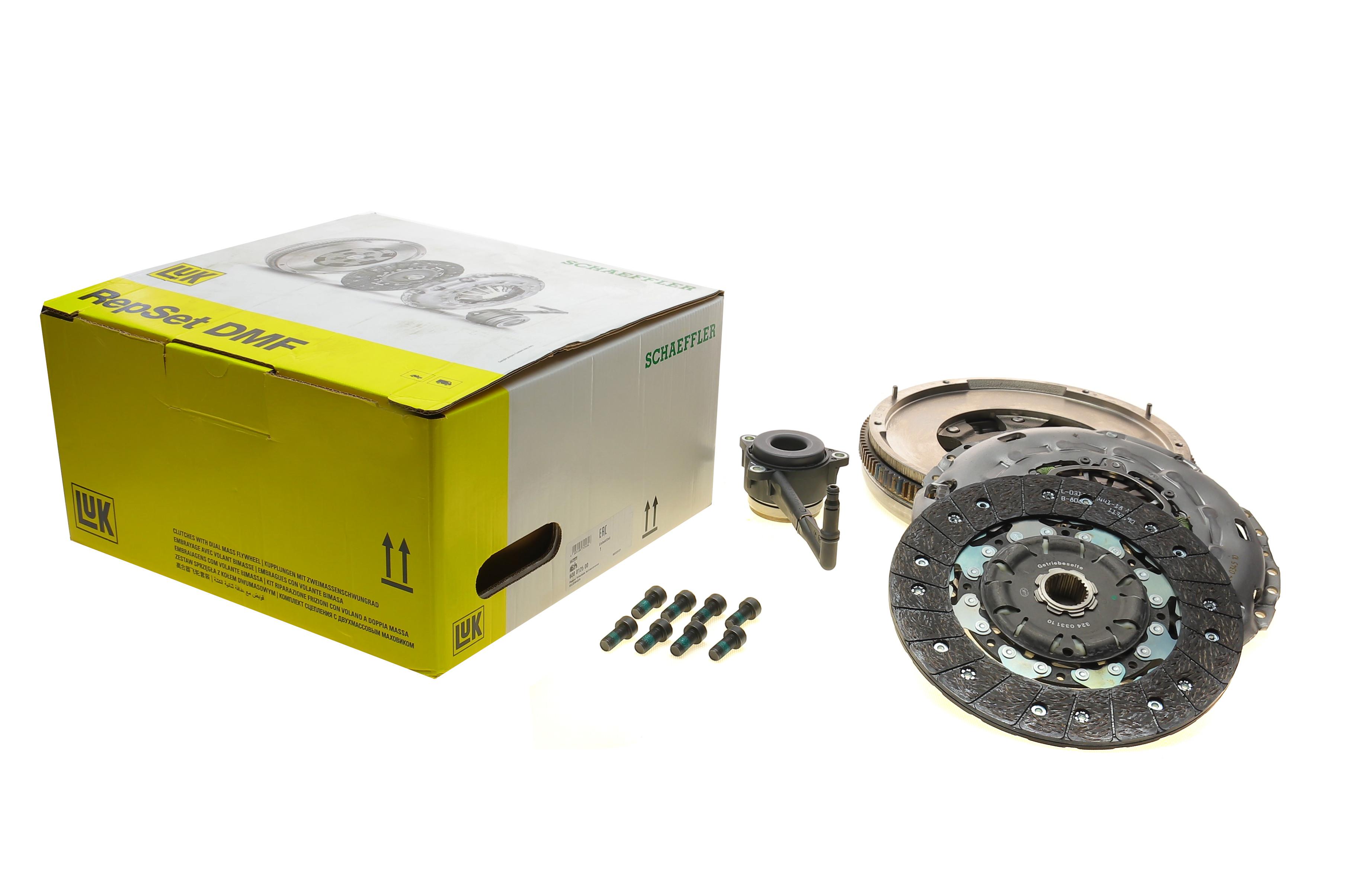 Демпфер + комплект зчеплення + вижимний VW T5 2.5TDI 03- (96kw) AXD, BNZ