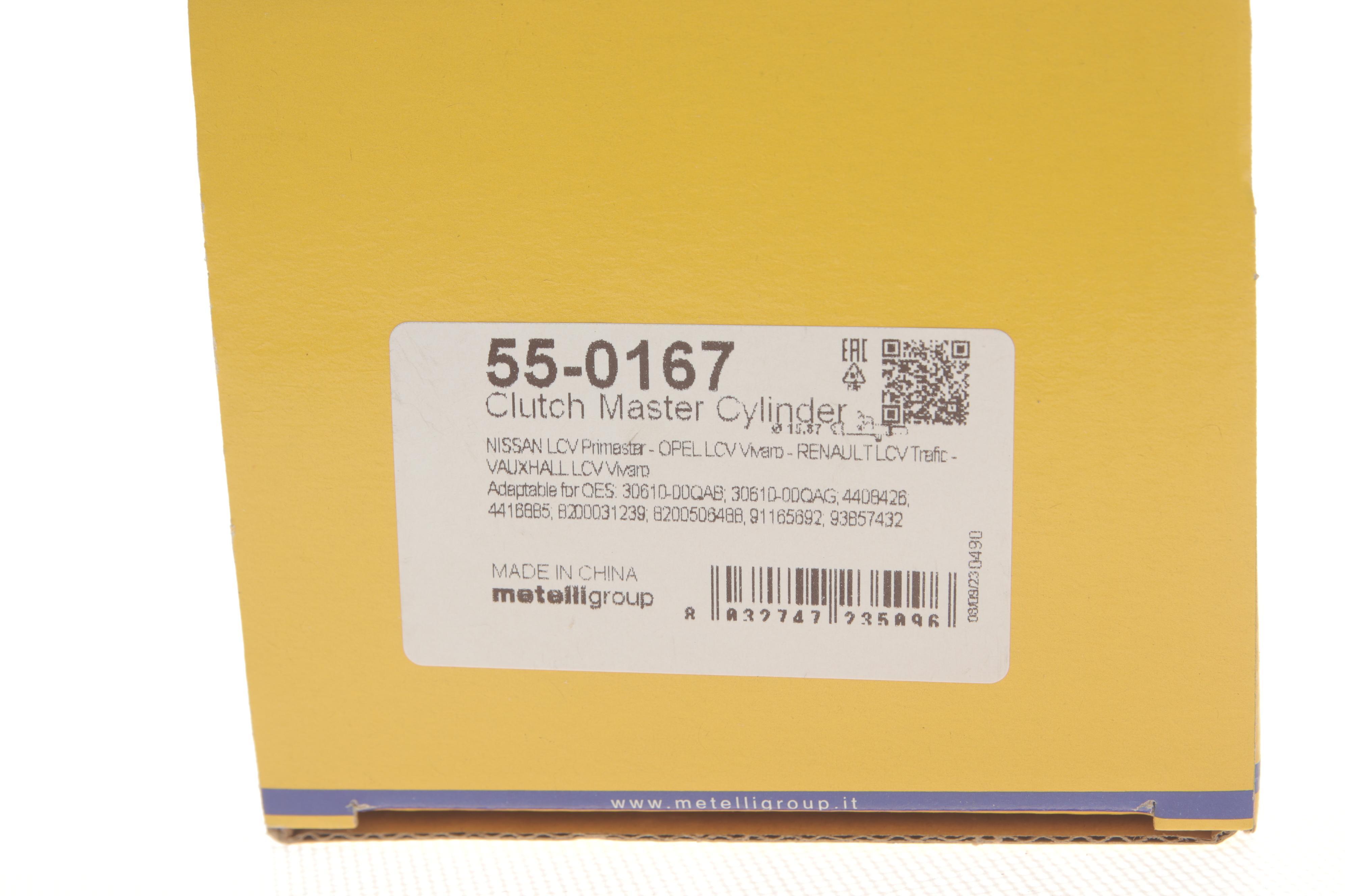 Циліндр зчеплення (головний) Renault Trafic II/Opel Vivaro/Nissan Primastar 01-