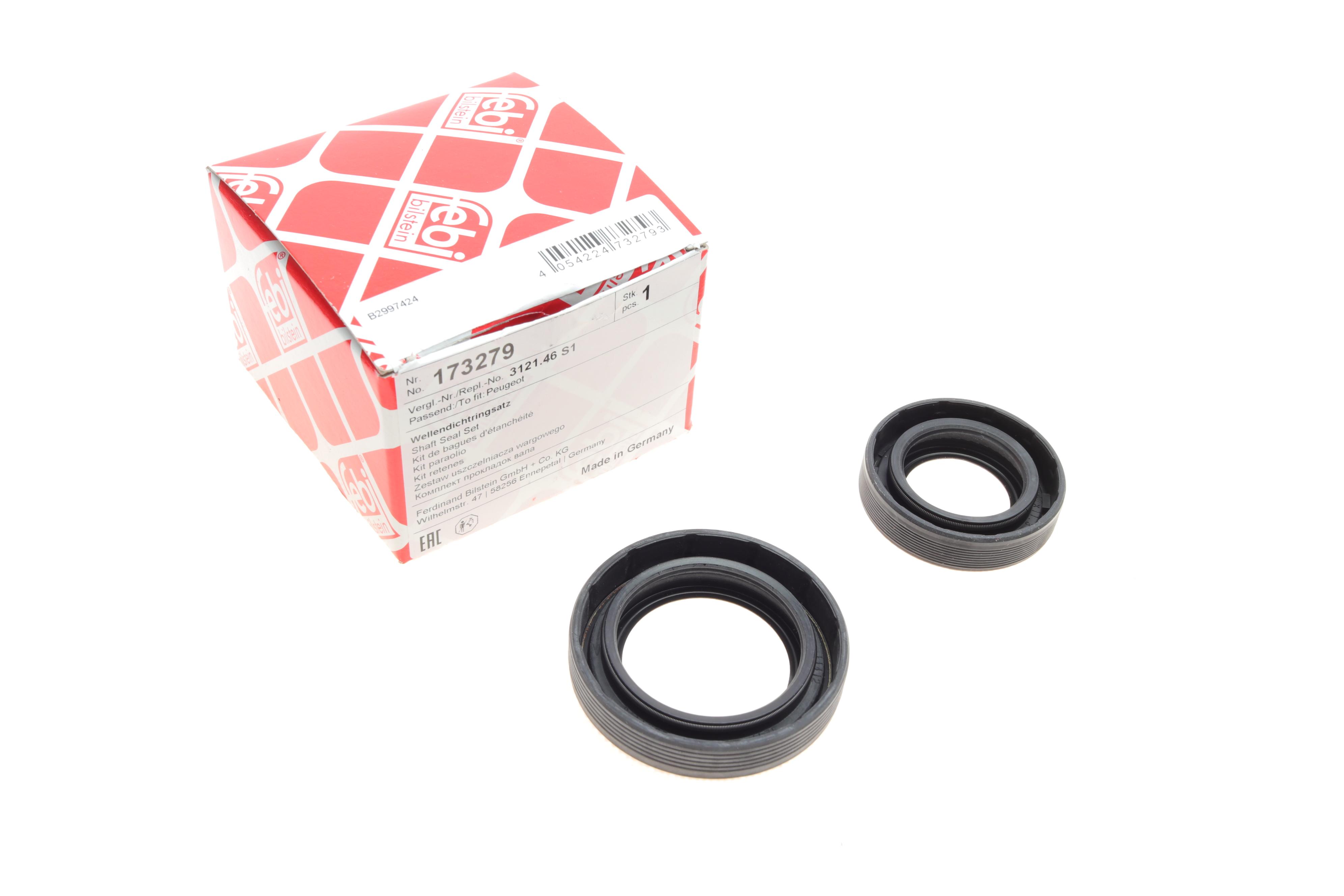 Сальник півосі (R+L) Citroen Berlingo/Fiat Scudo/Peugeot Partner 96- (к-кт 2шт)