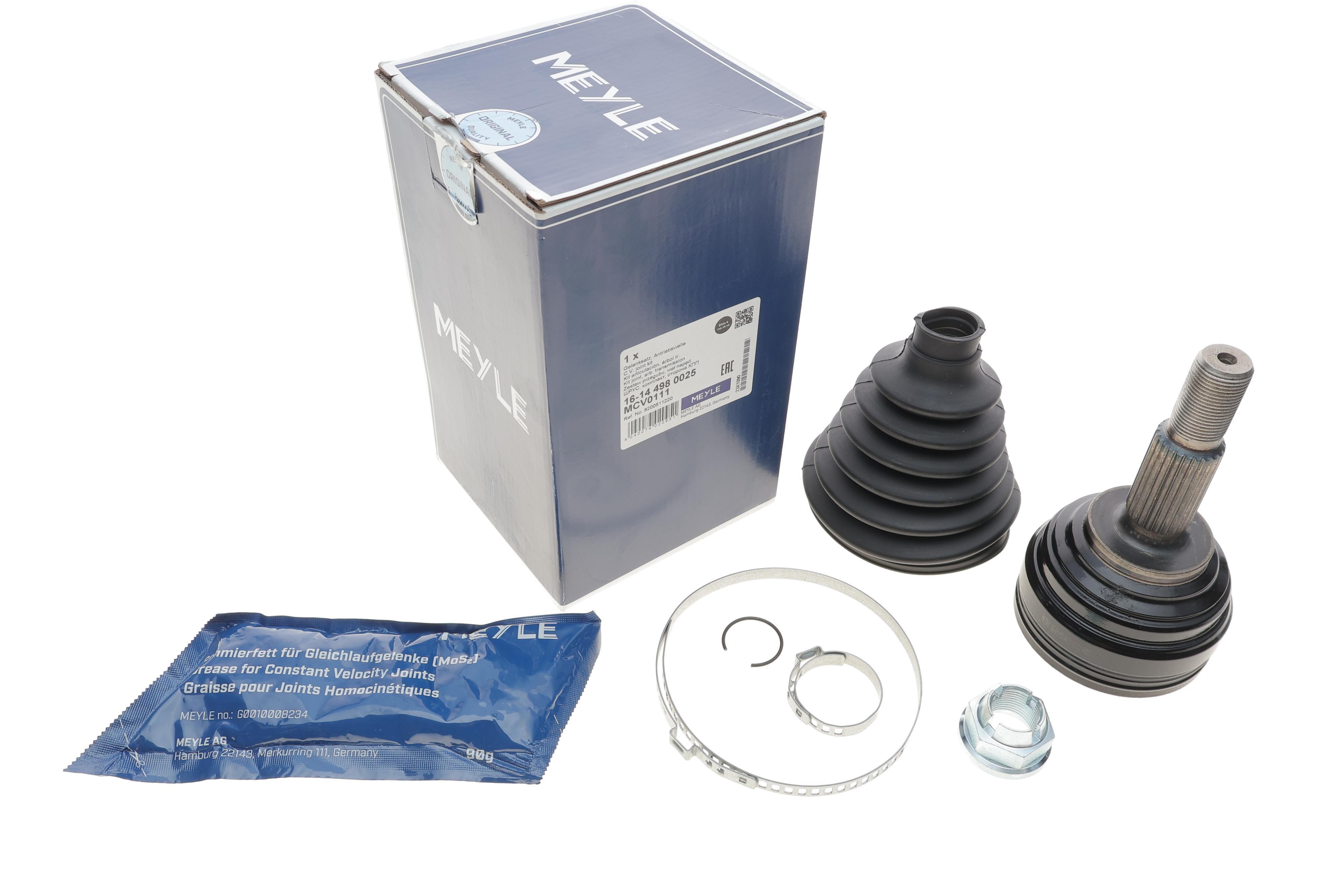 ШРКШ (зовнішній) Renault Megane II 1.4/1.5dCi/1.6 16V 02- (к-кт)