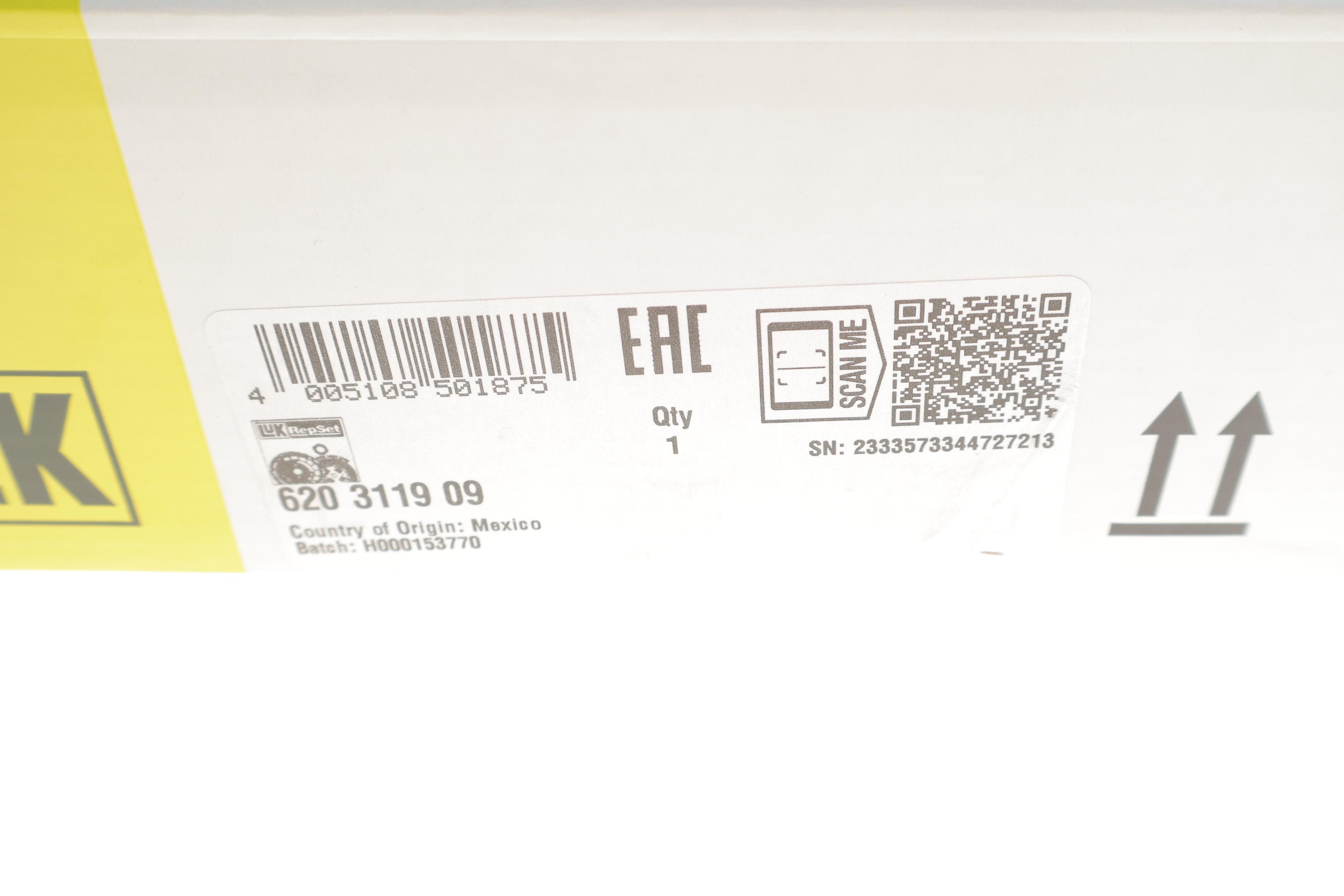 Комплект зчеплення Dacia Dokker 12-/Renault Kangoo 1.6 16V 08- (d=200mm) 26z