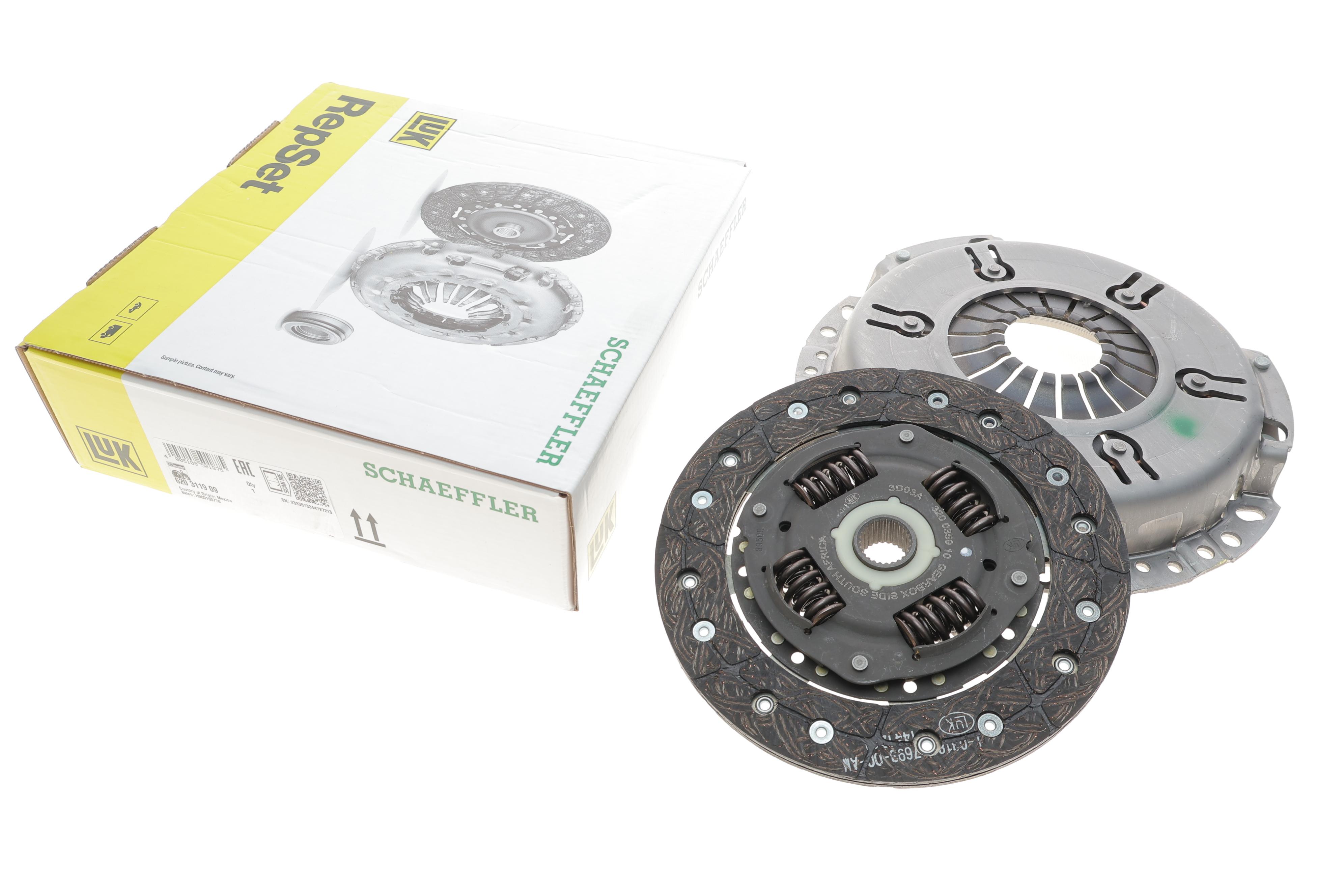 Комплект зчеплення Dacia Dokker 12-/Renault Kangoo 1.6 16V 08- (d=200mm) 26z