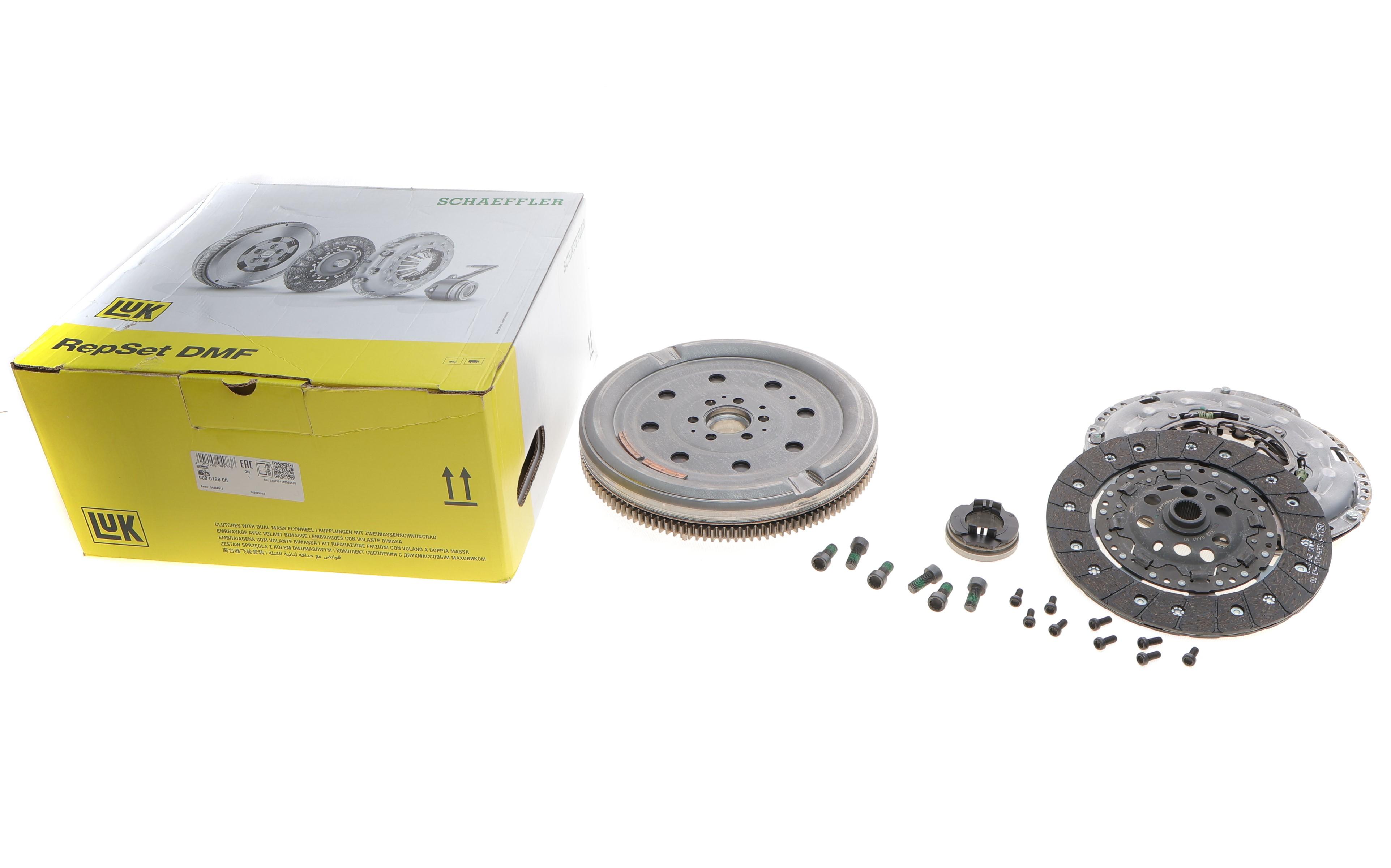 Демпфер + комплект зчеплення VW Golf VI-VII/Passat B6/Touran 1.6TDI/2.0TDI 09-13