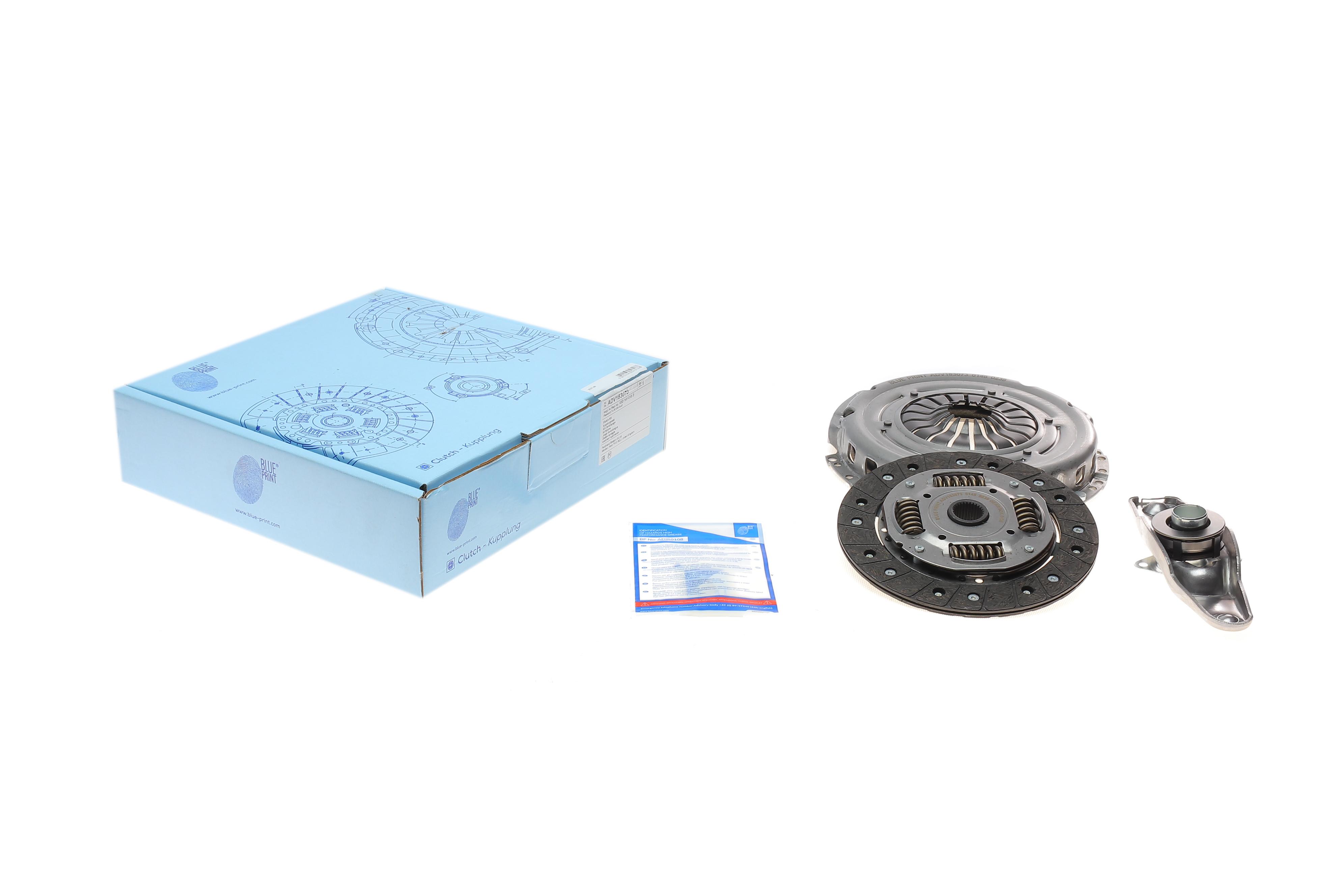 Комплект зчеплення Skoda Roomster 1.2i 06-15 (d=200mm) (+вижимний)