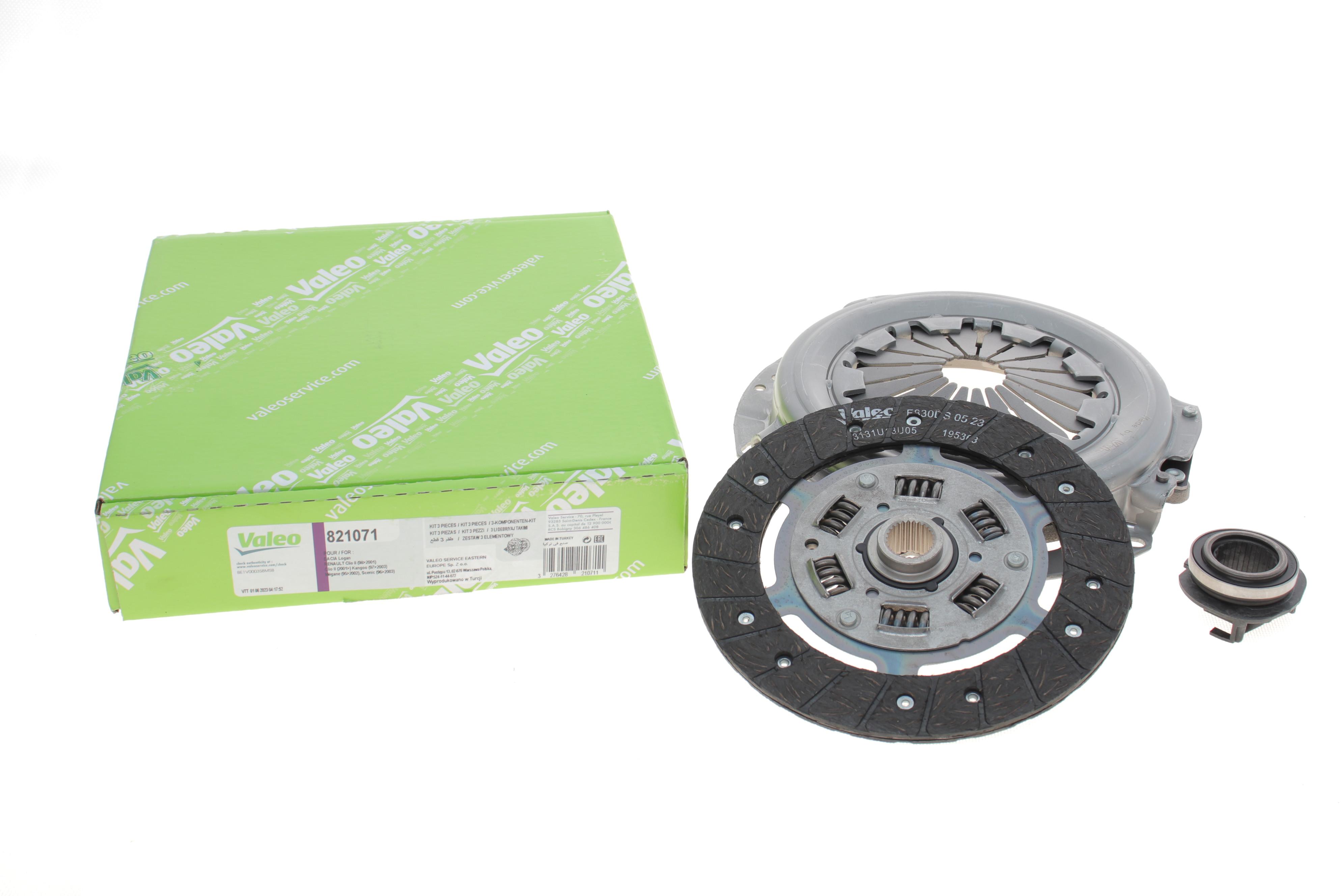 Комплект зчеплення Renault Megane 1.6 e/i 96-03/Dacia Logan 1.4-1.6 MPI/Bifuel (d=200mm)