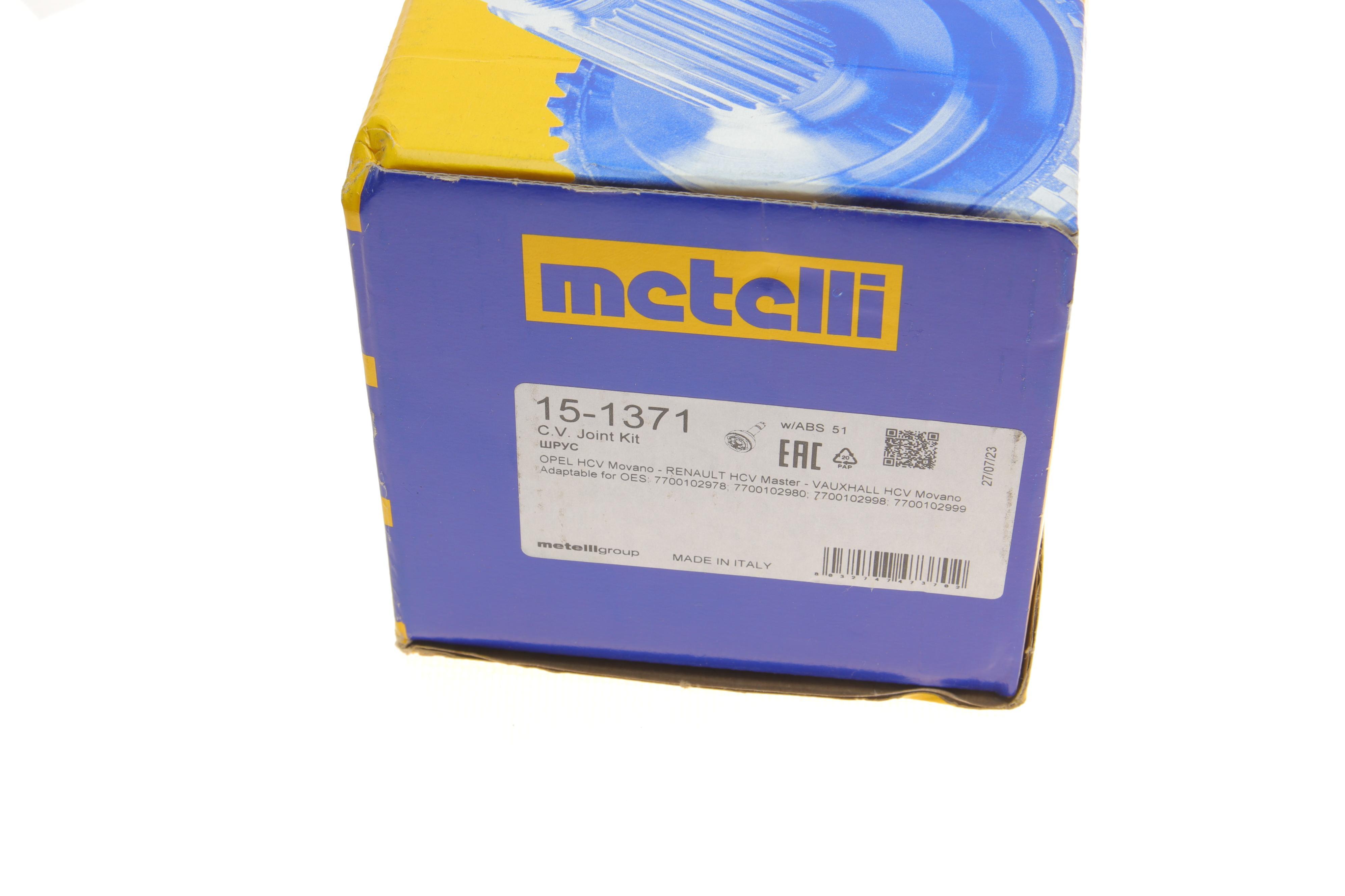 ШРКШ (зовнішній) Renault Master II/Opel Movano 98-01 (28z/27z/67mm/98mm/57.6mm) (+ABS51z)