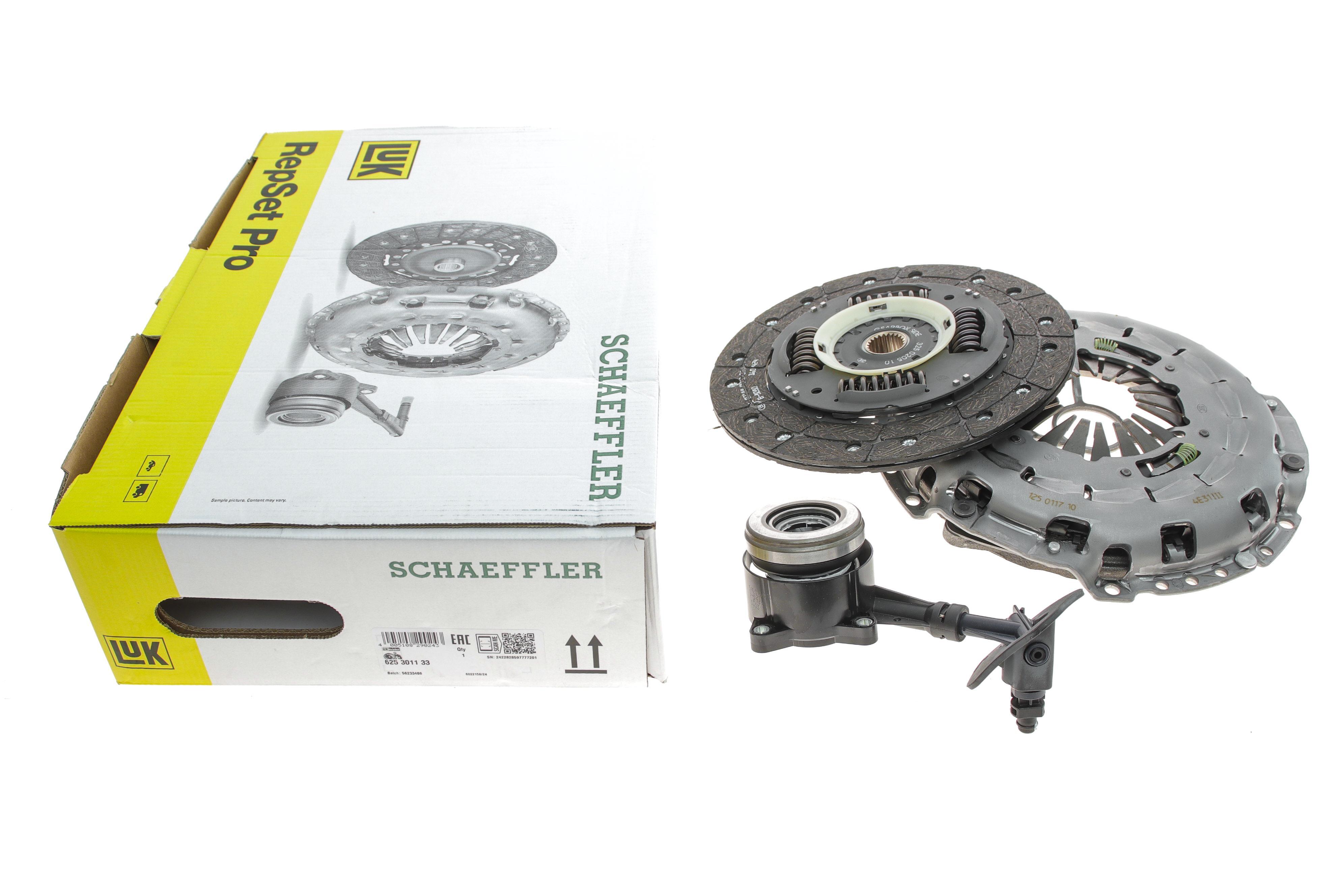 Комплект зчеплення Ford Transit 2.0DI 00-06, FWD, 55/63/74kw, d=250mm