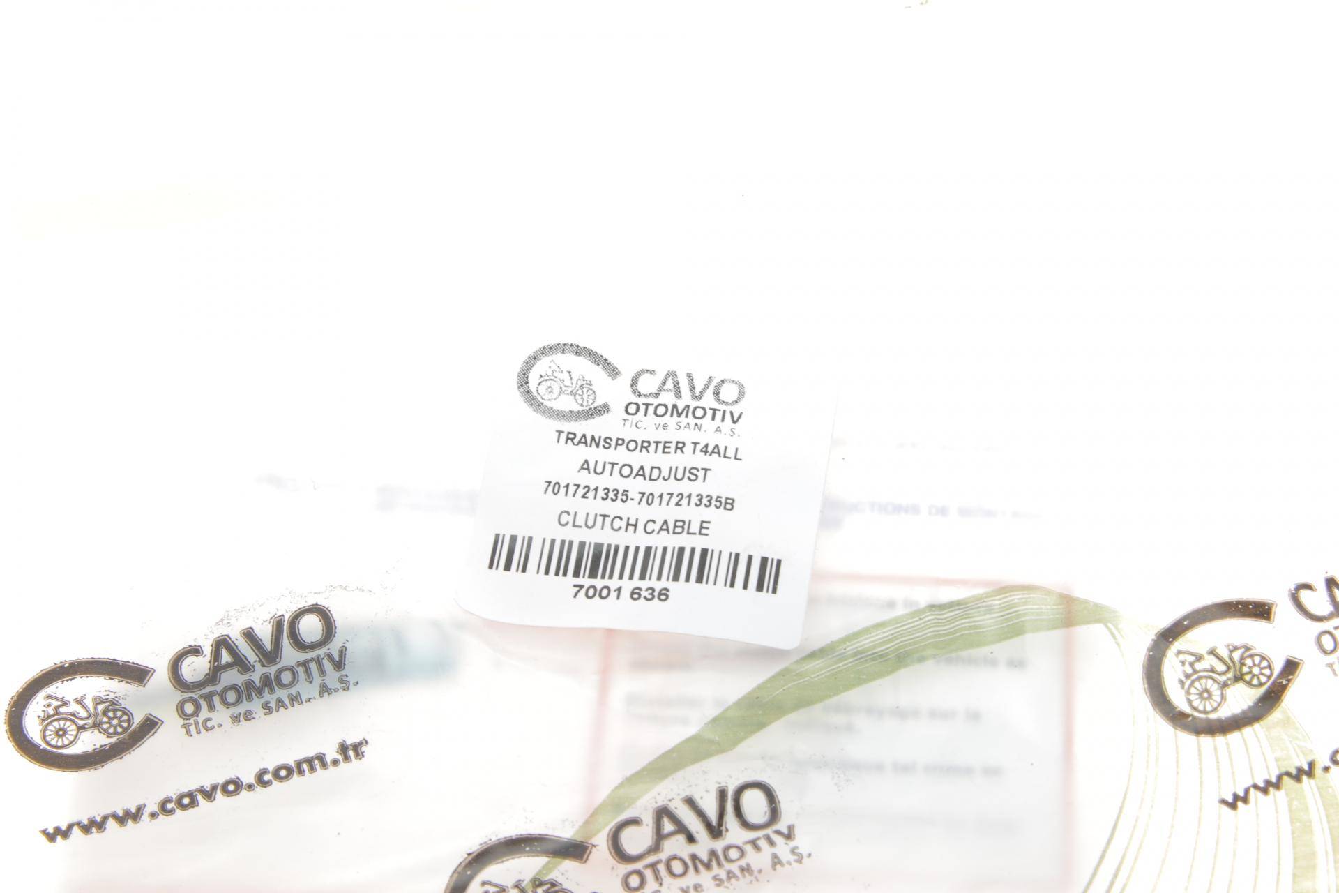 Трос зчеплення VW T4 91- (авторегулювання) (1251/924мм)