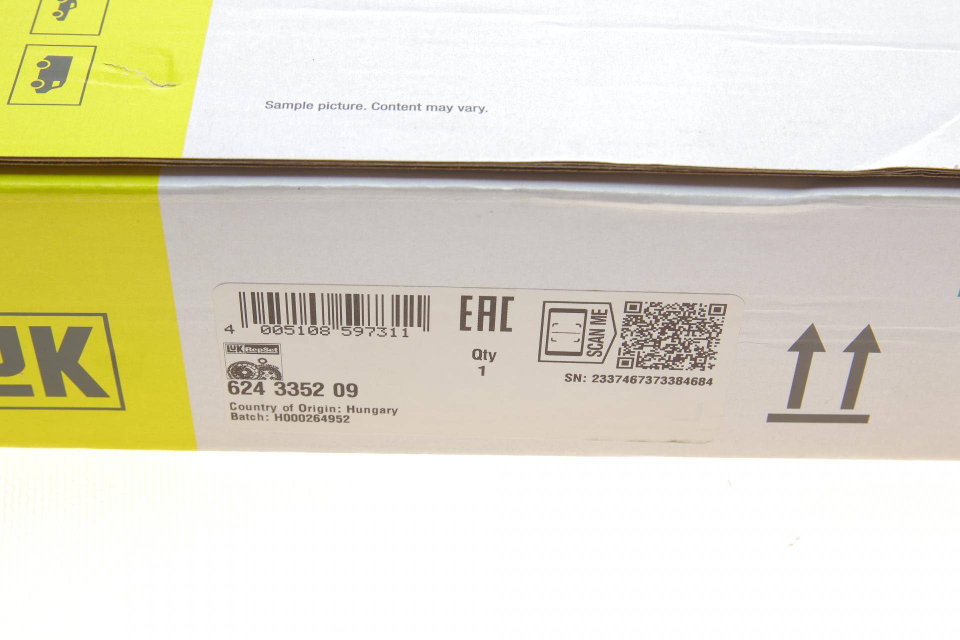 Комплект зчеплення Hyundai Tucson/Kia Sportage/Ceed 2.0 CRDi 04- (d=240mm)