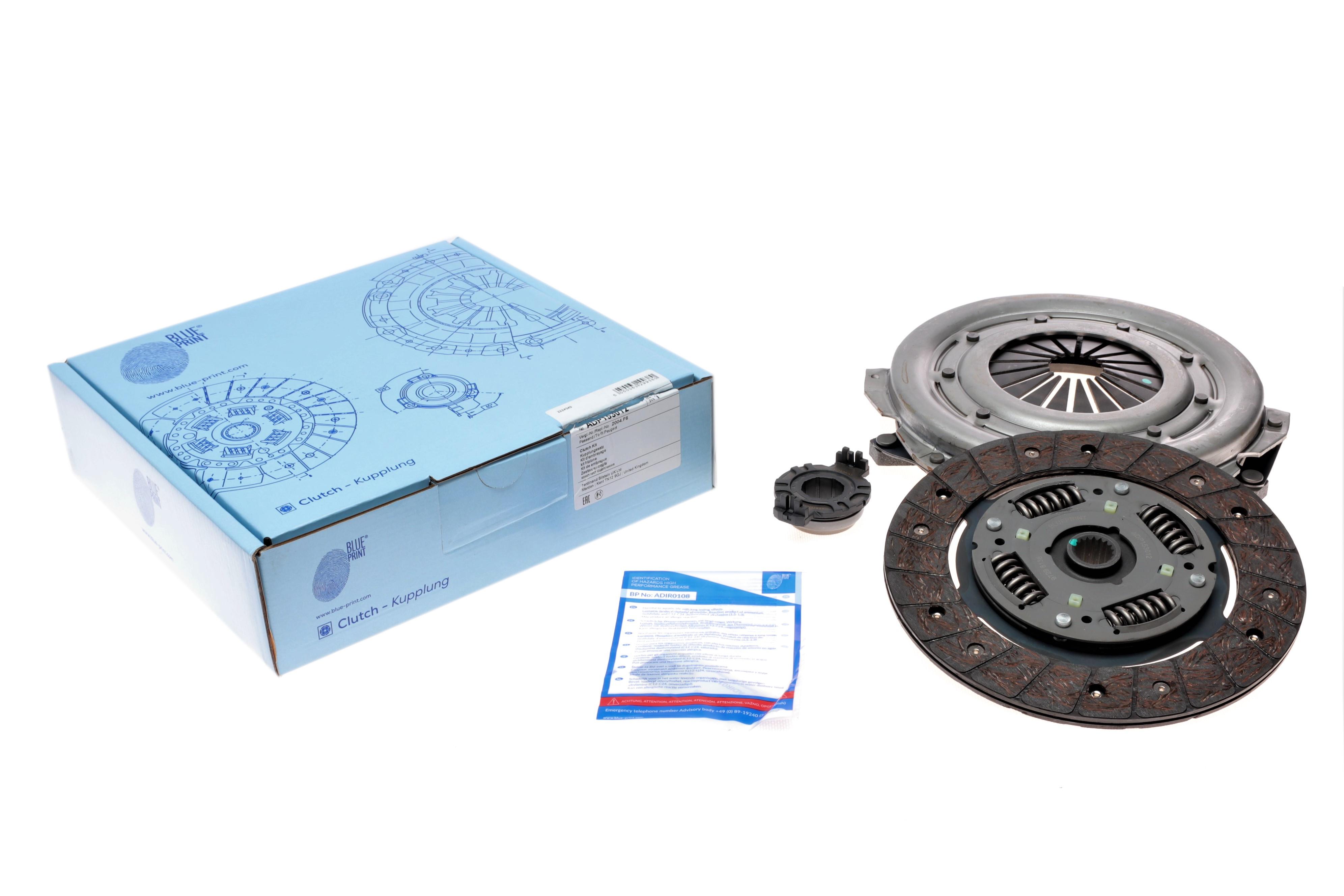 Комплект зчеплення Fiat Scudo 1.9D 96-06 (d=216mm) (+вижимний)