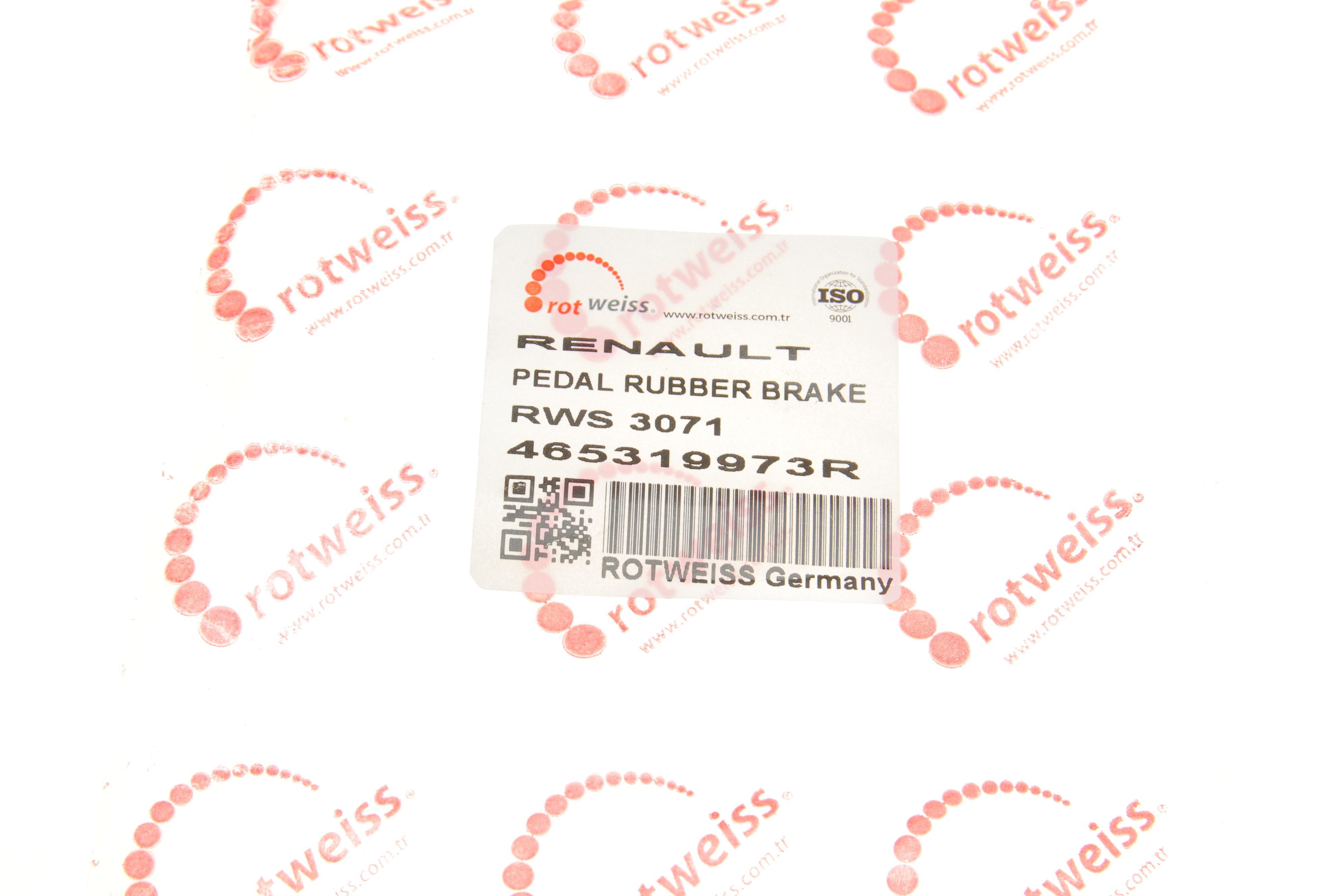 Накладка педалі гальма Renault Megane III/Scenic III 08-