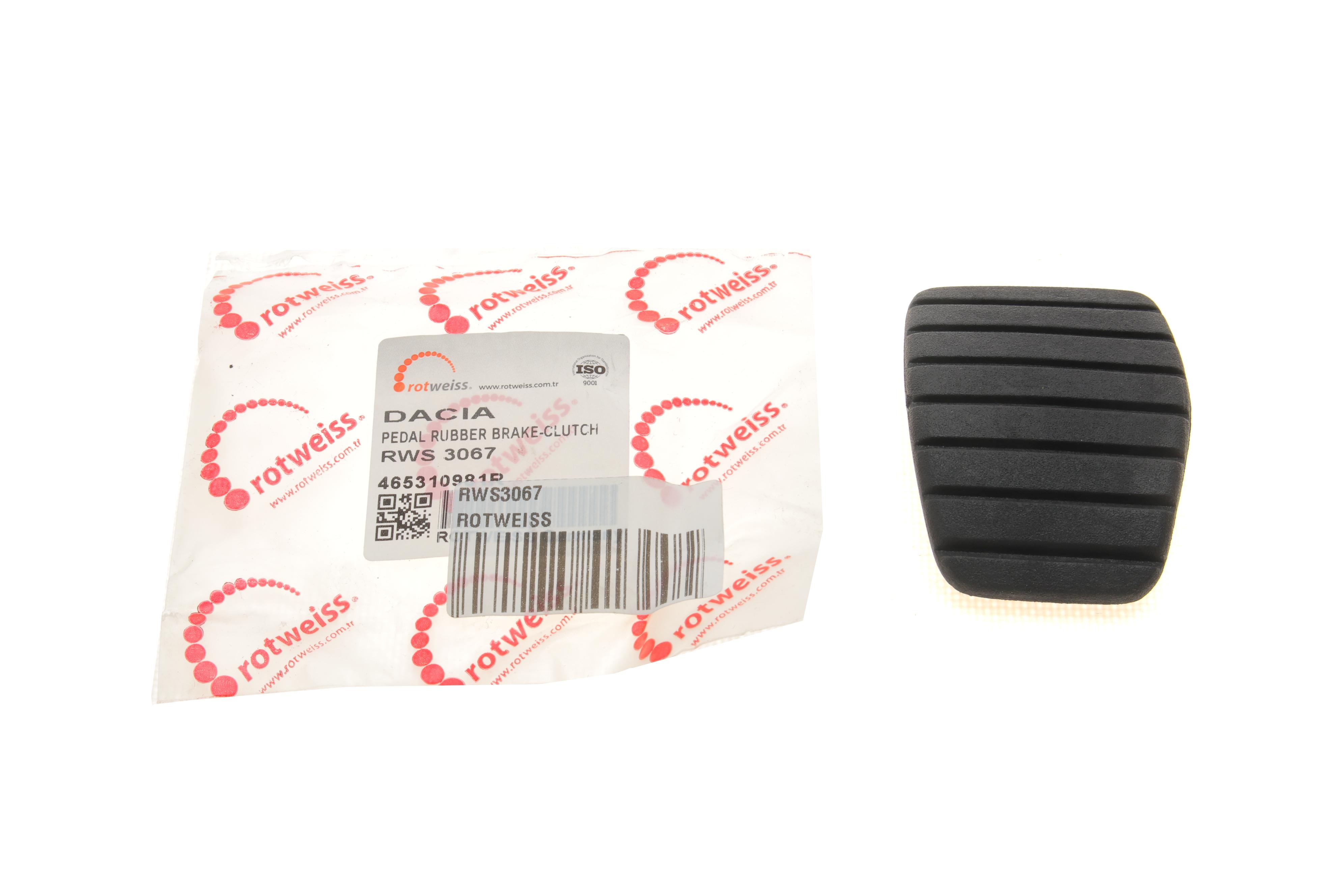 Накладка педалі гальма/зчеплення Dacia Dokker 12-