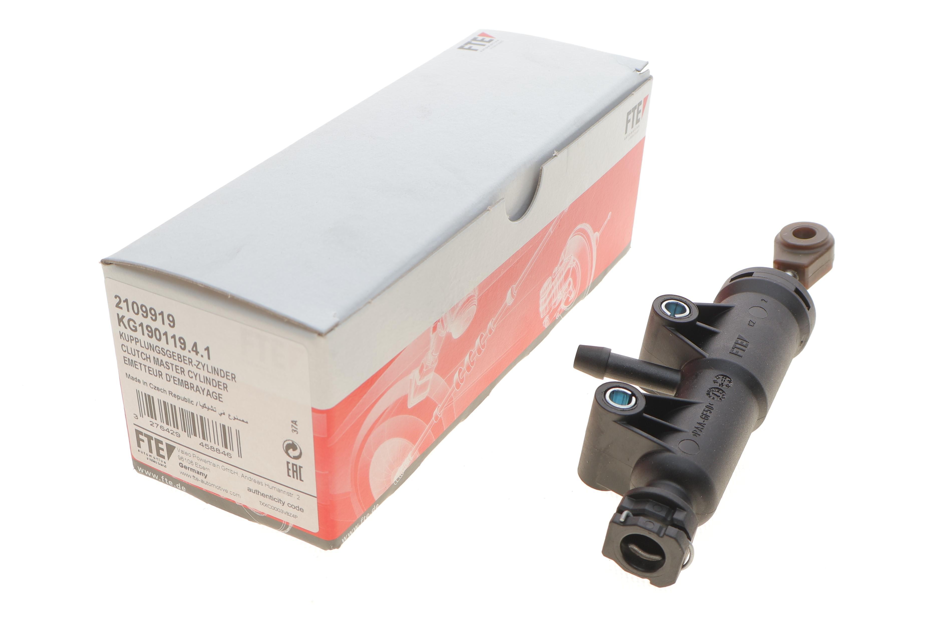 Циліндр зчеплення (головний) MB Vito (W639) 03- (d=19, 05mm) = KG190119.4.1