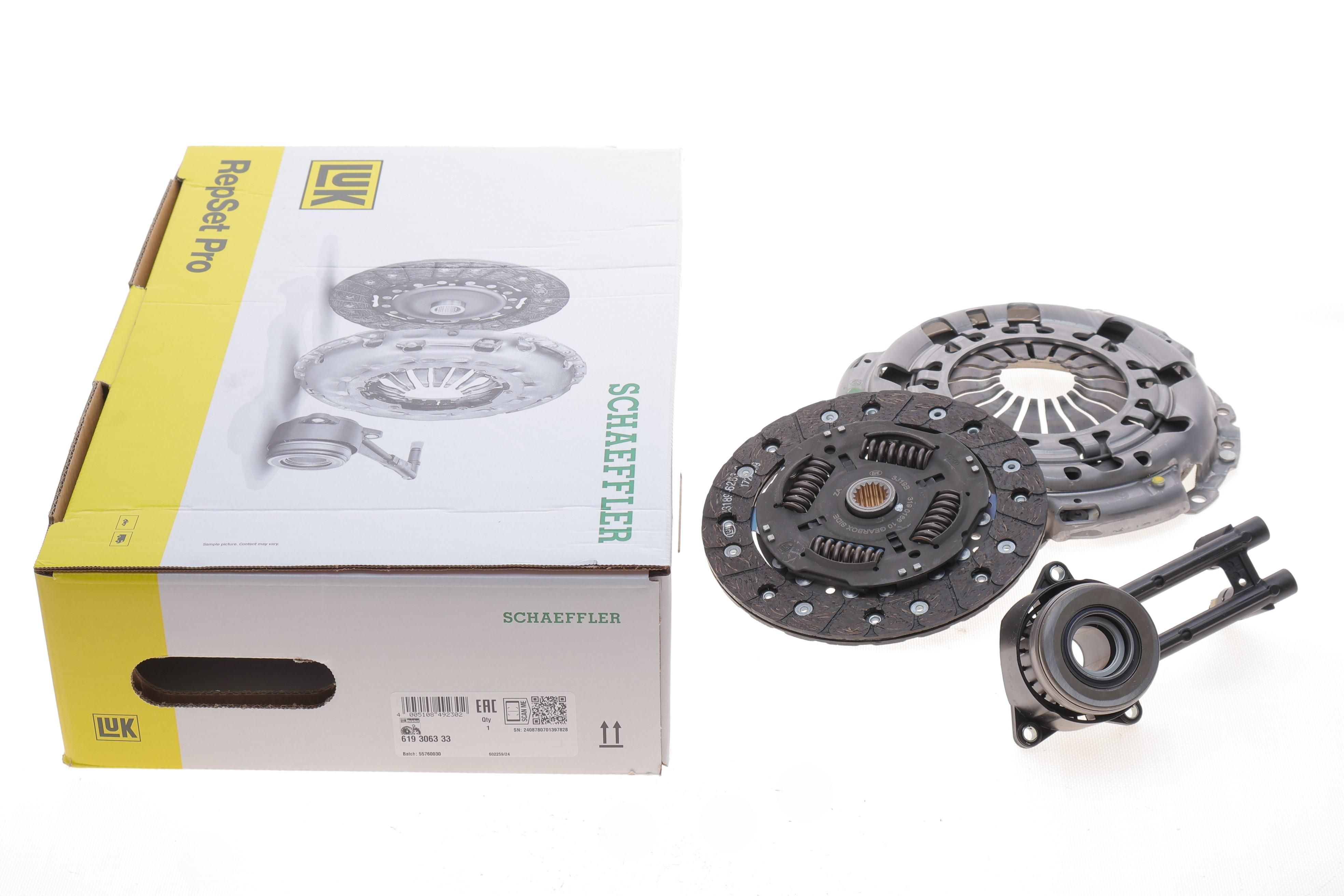 Комплект зчеплення Ford Fiesta/Mazda 2 96-08 (d=190mm) (+вижимний)