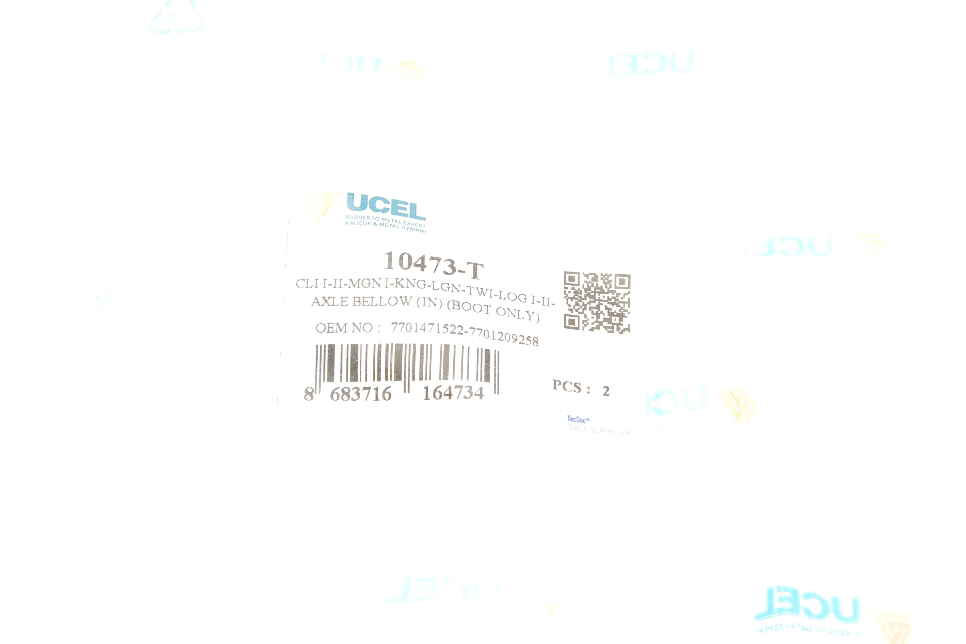 Пильник ШРКШ (внутрішній) Renault Kangoo 00-09 (27x74x104)