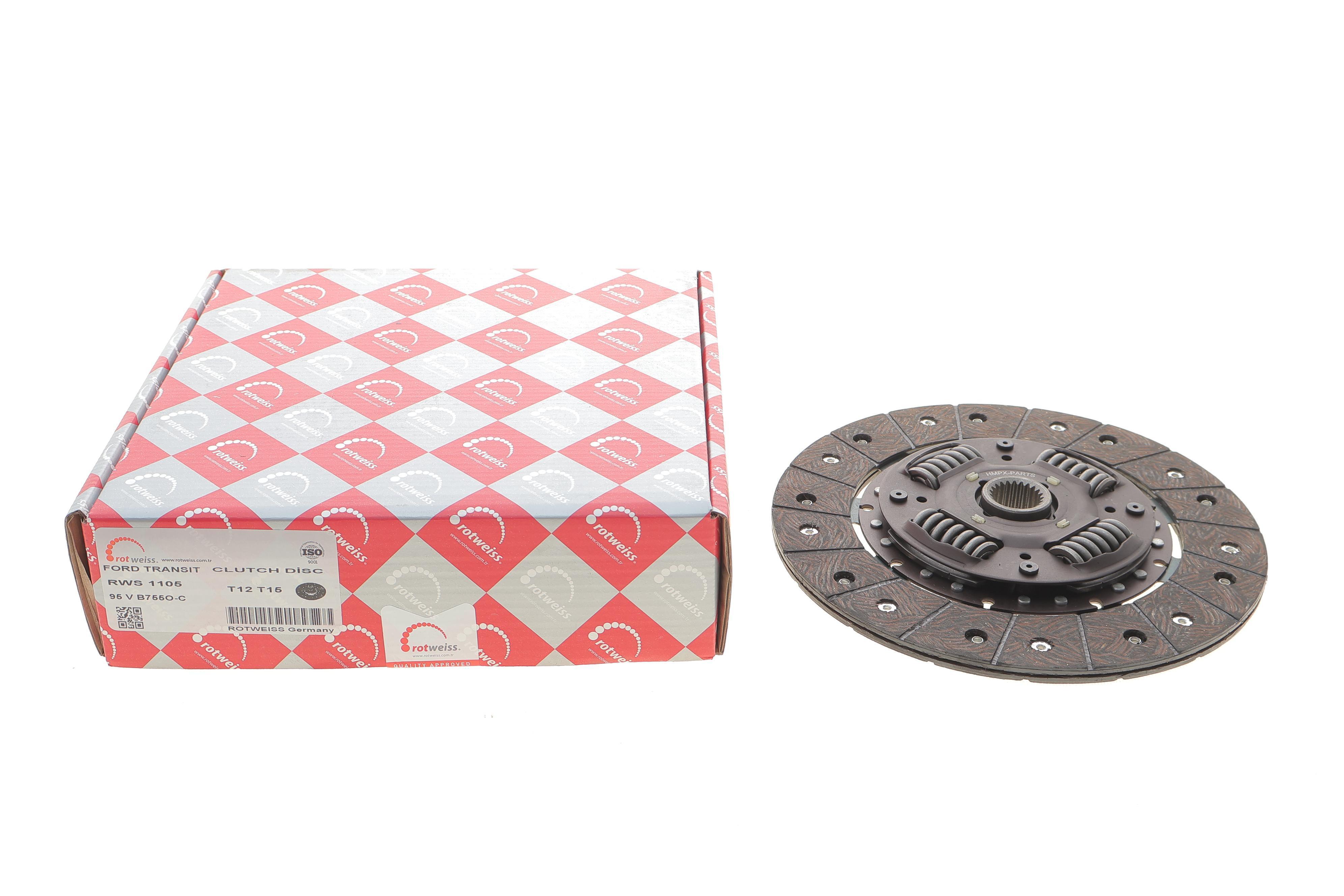 Диск зчеплення Ford Transit 2.5TD 92- (d=240mm) (95VB7550C)