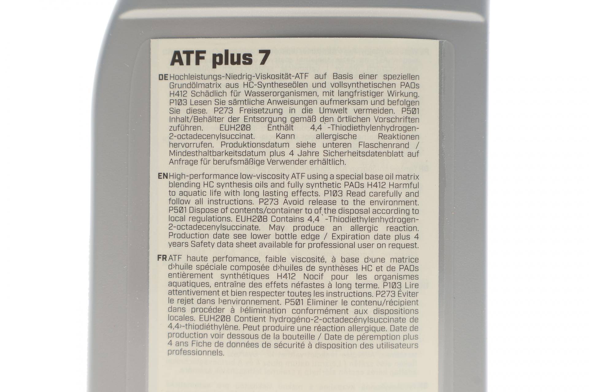 Комплект для заміни оливи АКПП MB (722.9, 7G-TRONIC +, K7C 1000, K7X 1000, W7B 700, W7C 1000, W7C)