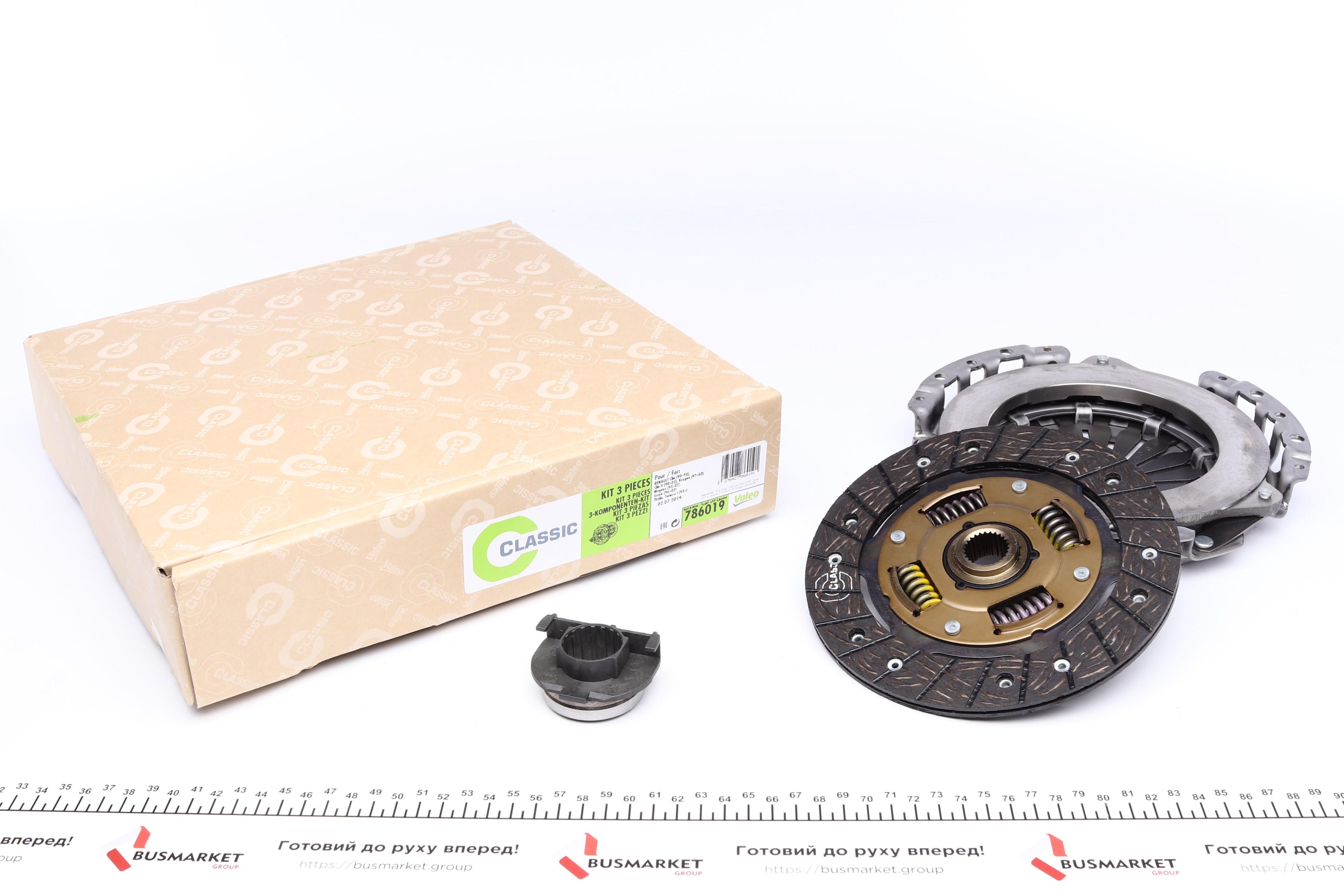 Комплект зчеплення Renault Kangoo 1.2-1.4 97- (d=180mm) (+вижимний) z=26