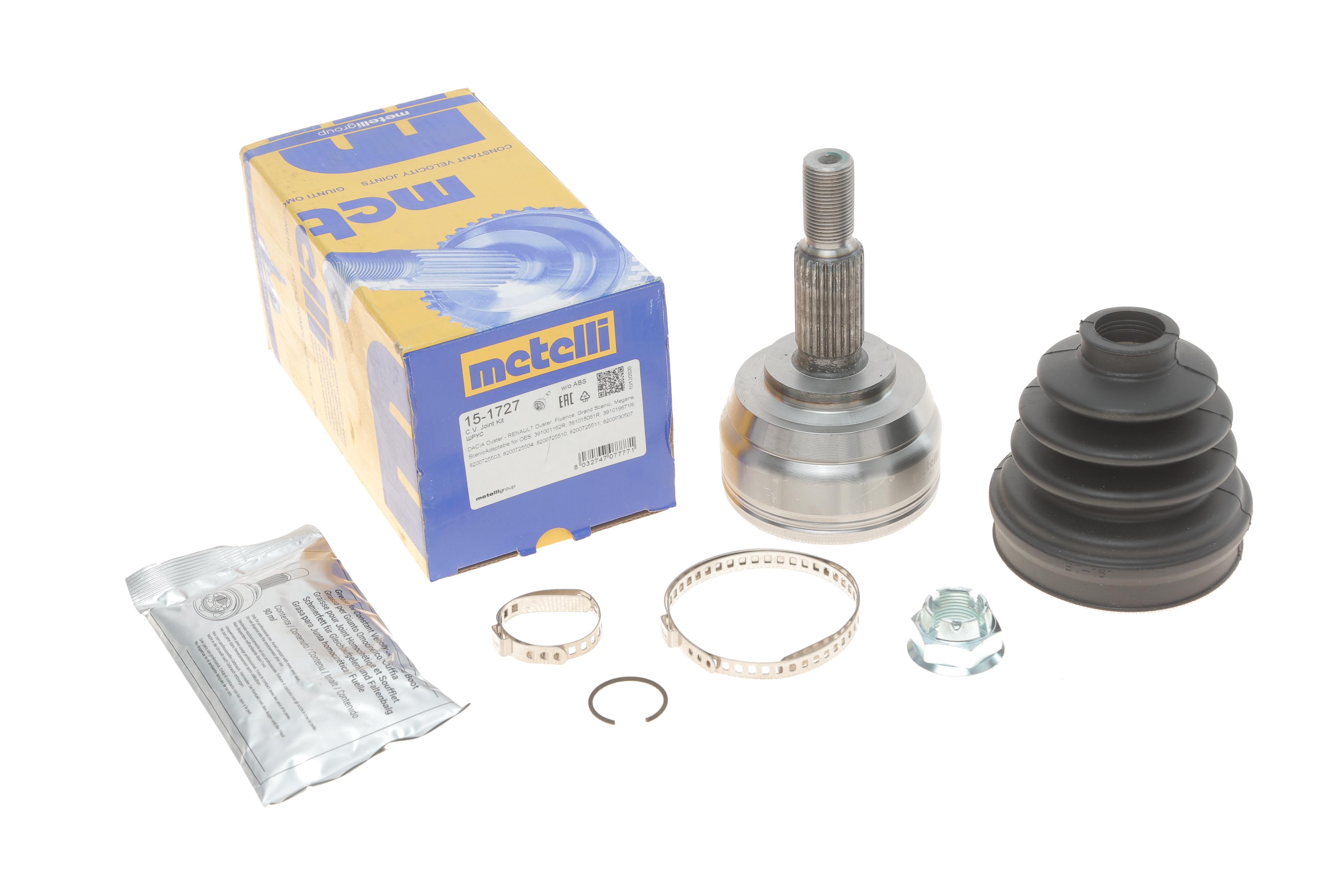 ШРКШ (зовнішній) Renault Megane/Scenic 08-/Fluence/Dacia Duster 10- (25z/33z/52.5mm/89.9mm/53.9mm)