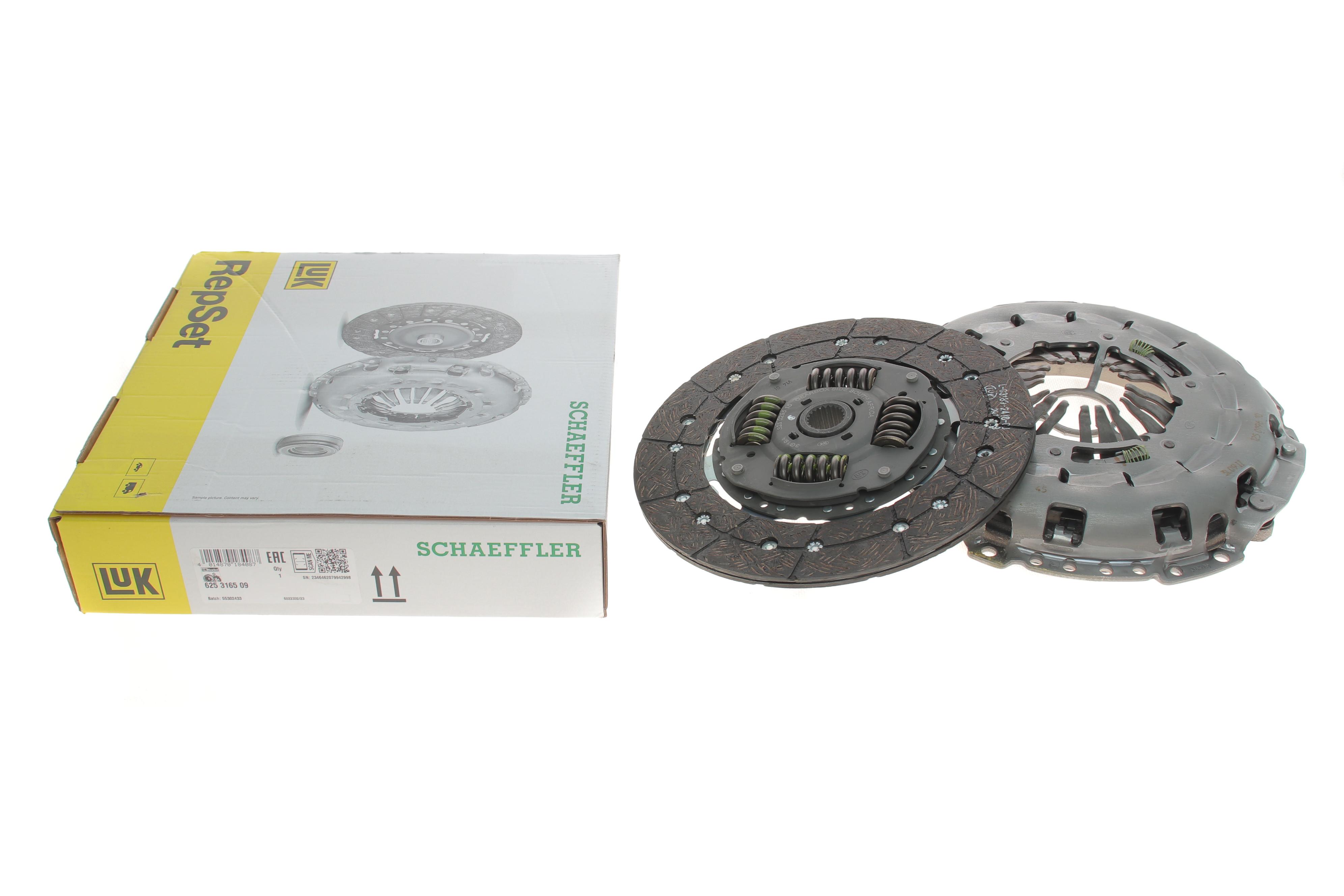 Комплект зчеплення Fiat Ducato 120/130 Multijet 2,3D 06-, 88/96kw, d=250mm