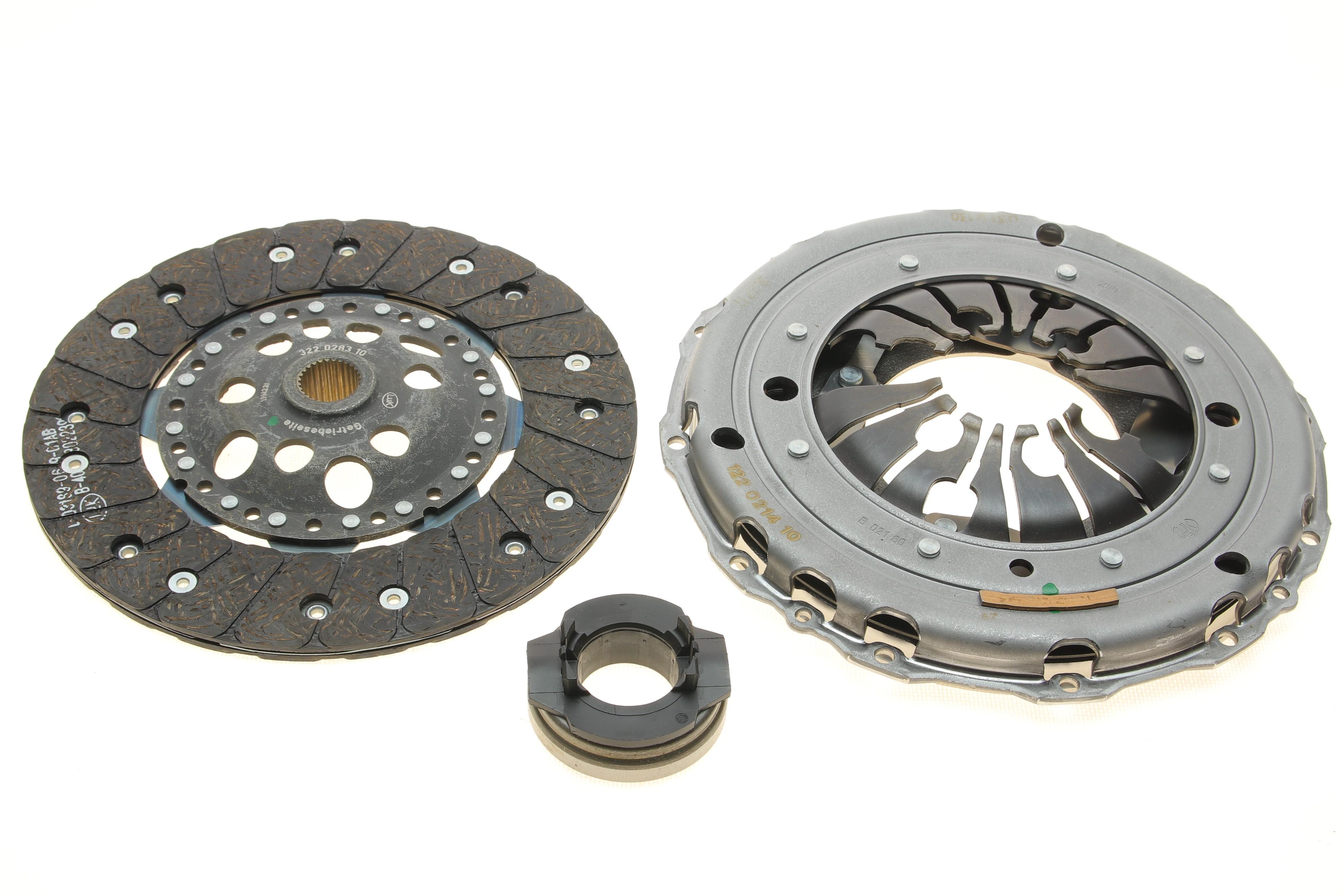 Комплект зчеплення VW Golf/Audi A3/Skoda Octavia 1.9 TDI (d=220mm) (+вижимний)