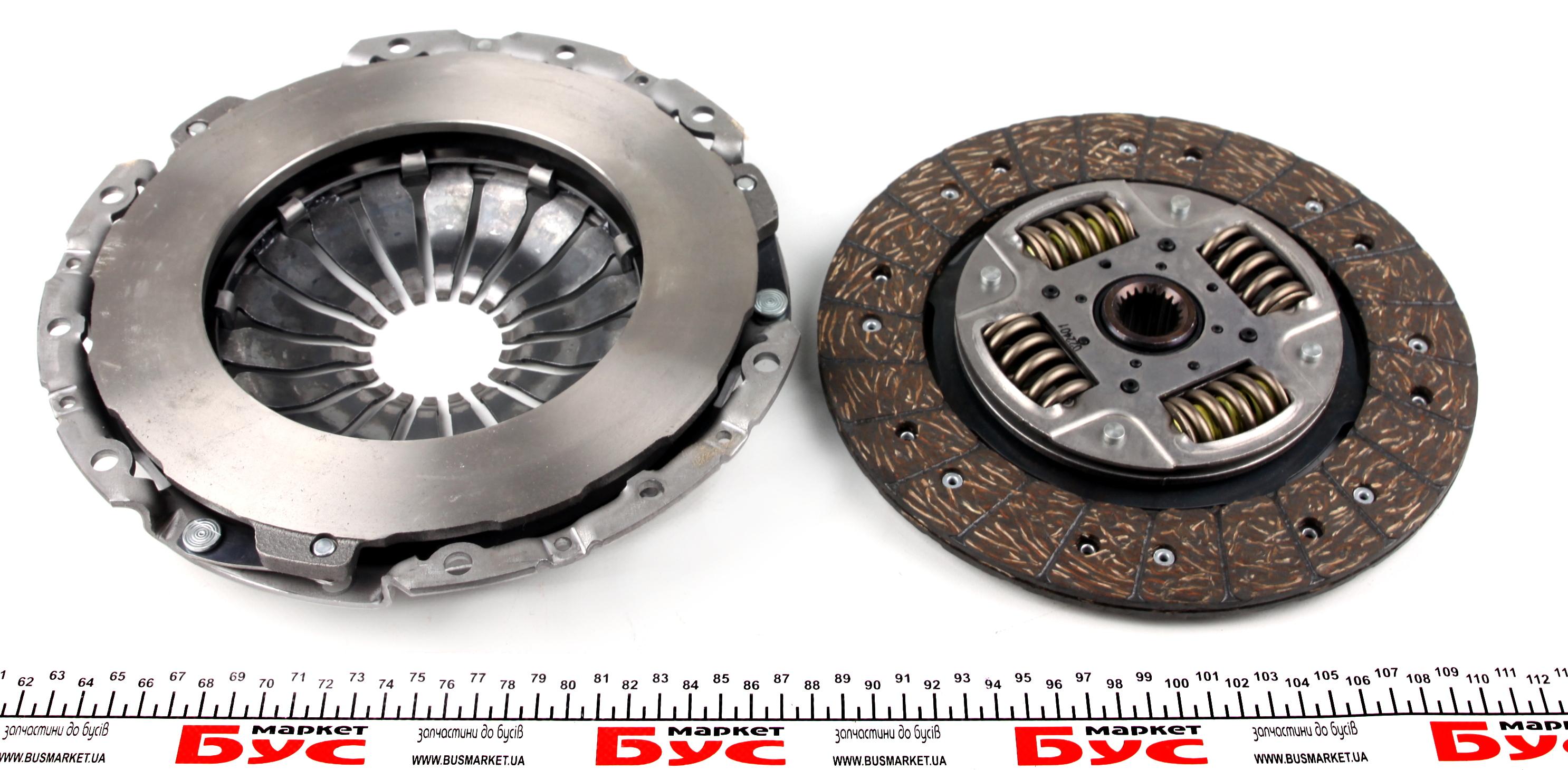 Комплект зчеплення Renault Trafic 1.9dCi (d=240mm) (аналог 624 3087 09)