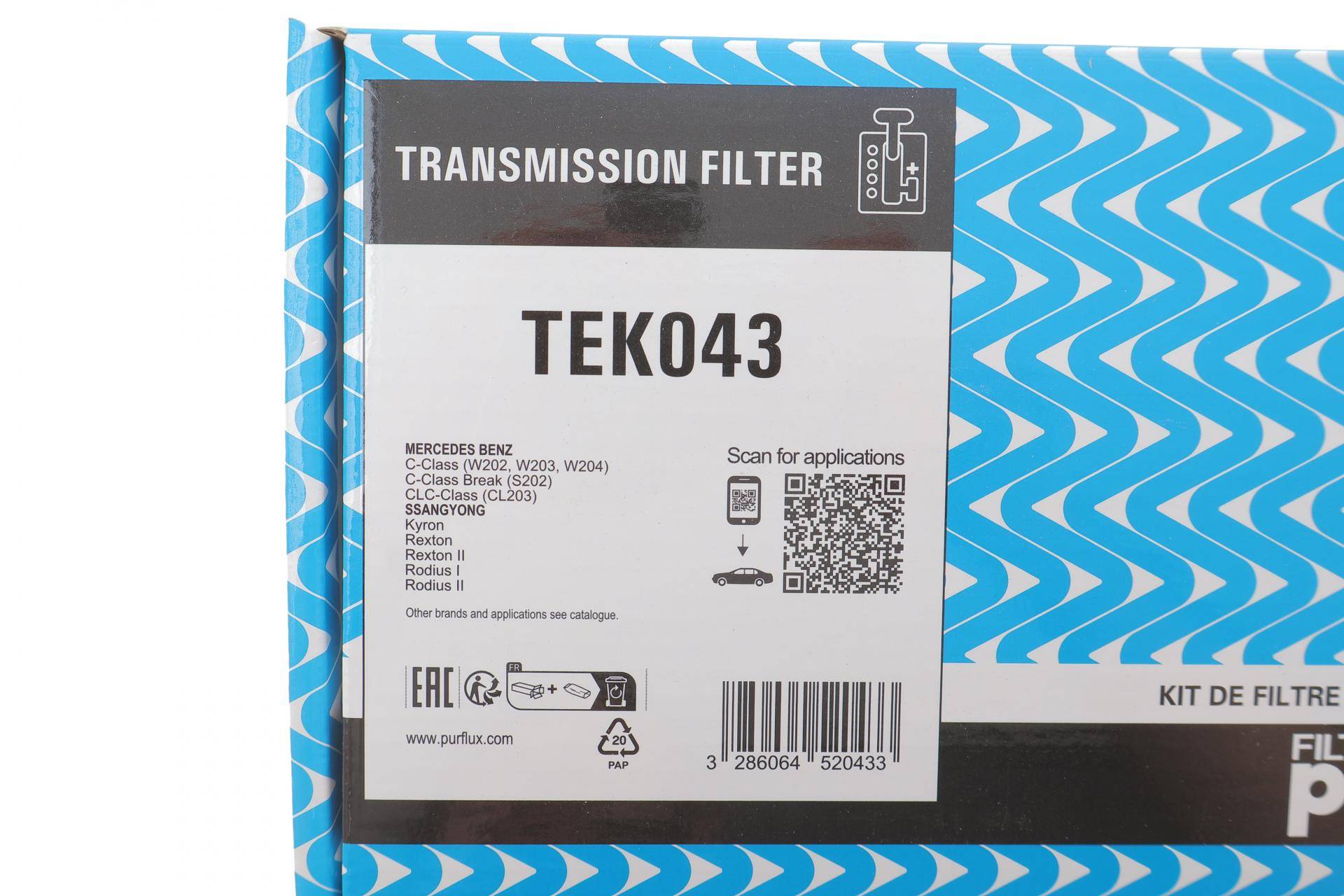 Фільтр АКПП MB Sprinter 901-906 2.2D-3.0D 89- OM611/OM602/M111 (з прокладкою)