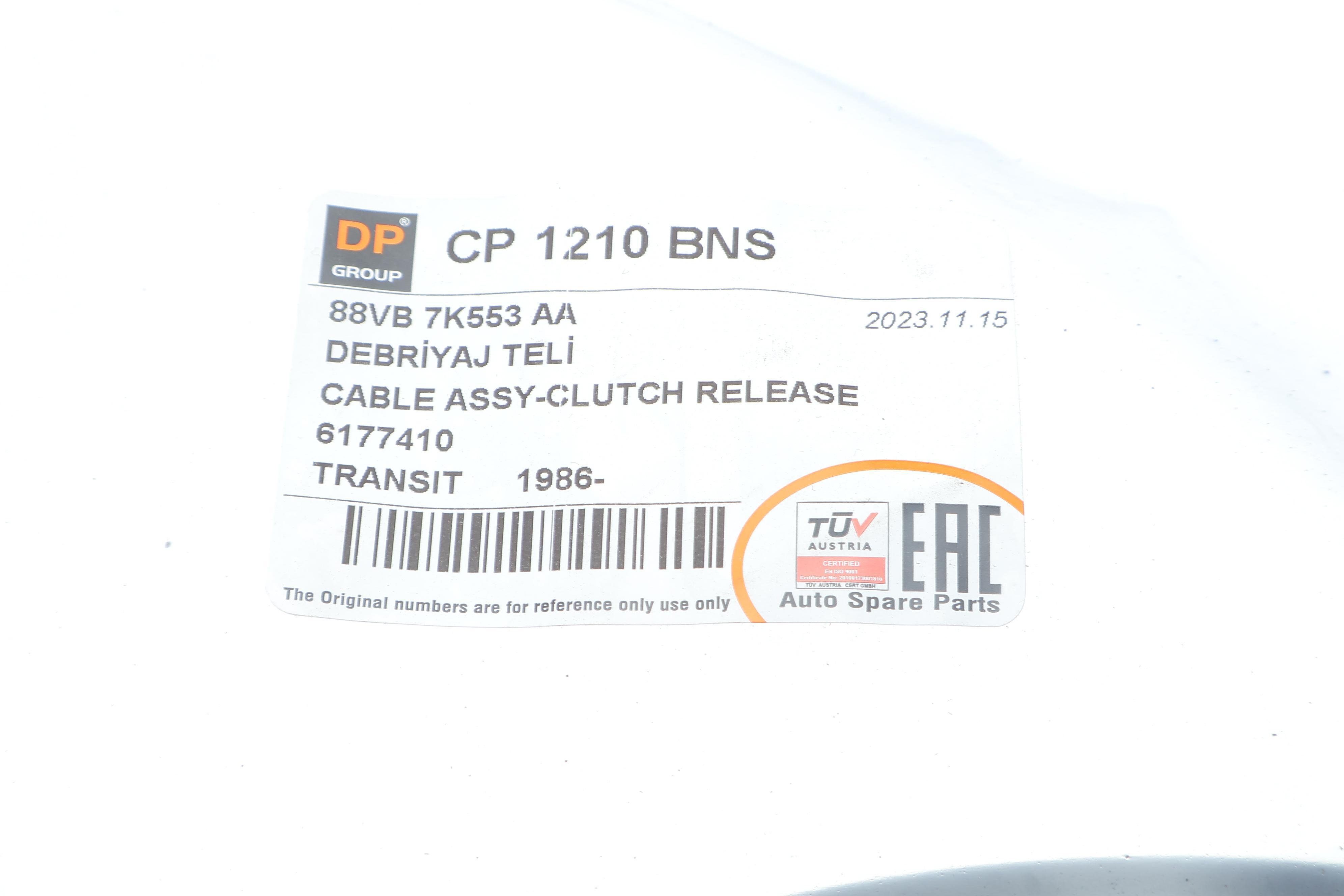 Трос зчеплення Ford Transit 86-97