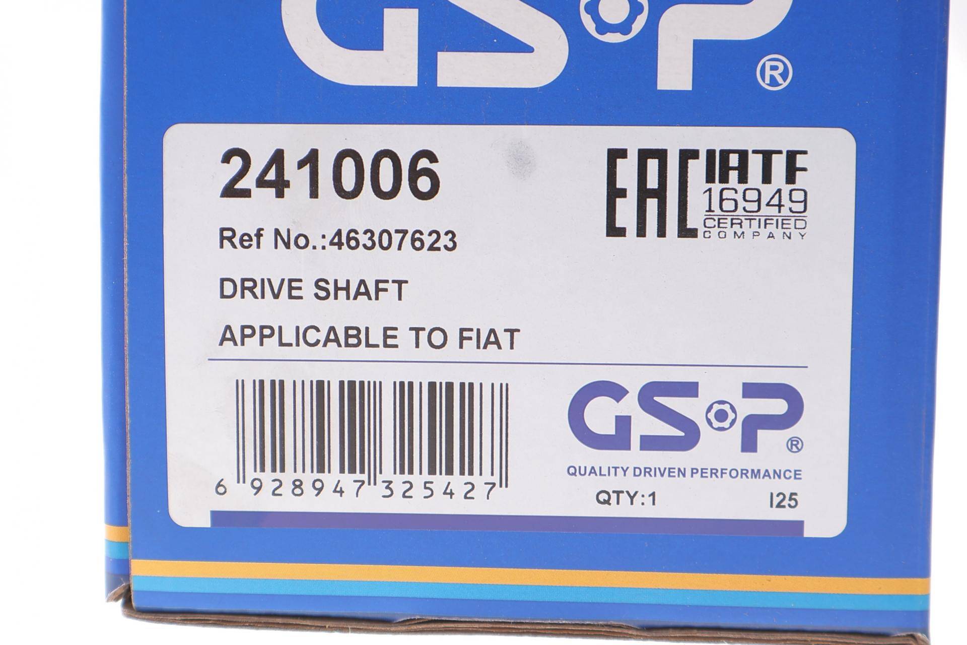 Піввісь Fiat Doblo 1.2/1.9D 01- (L) (22x618) d=31.8